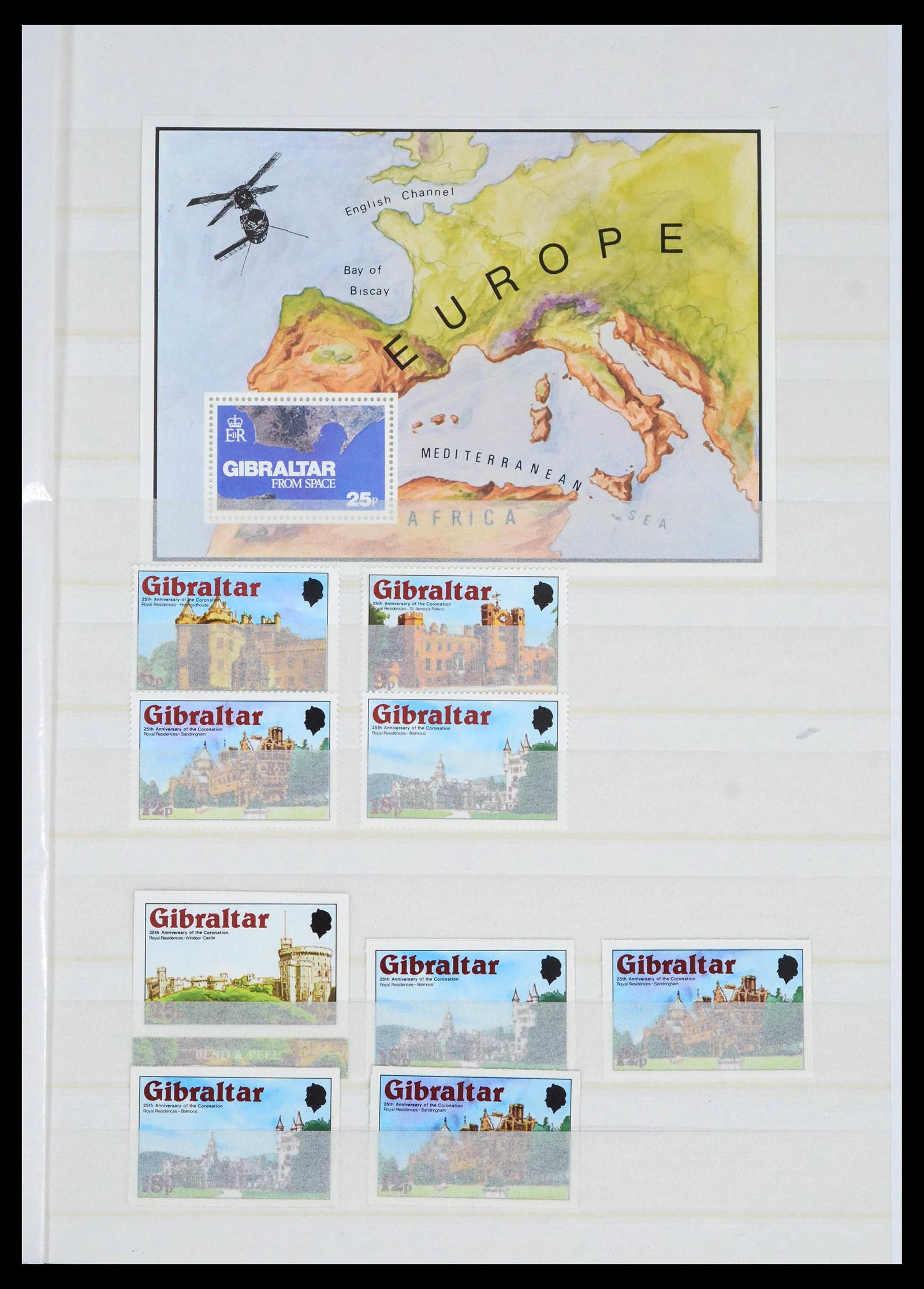 39503 0034 - Stamp collection 39503 Gibraltar 1886-2013.