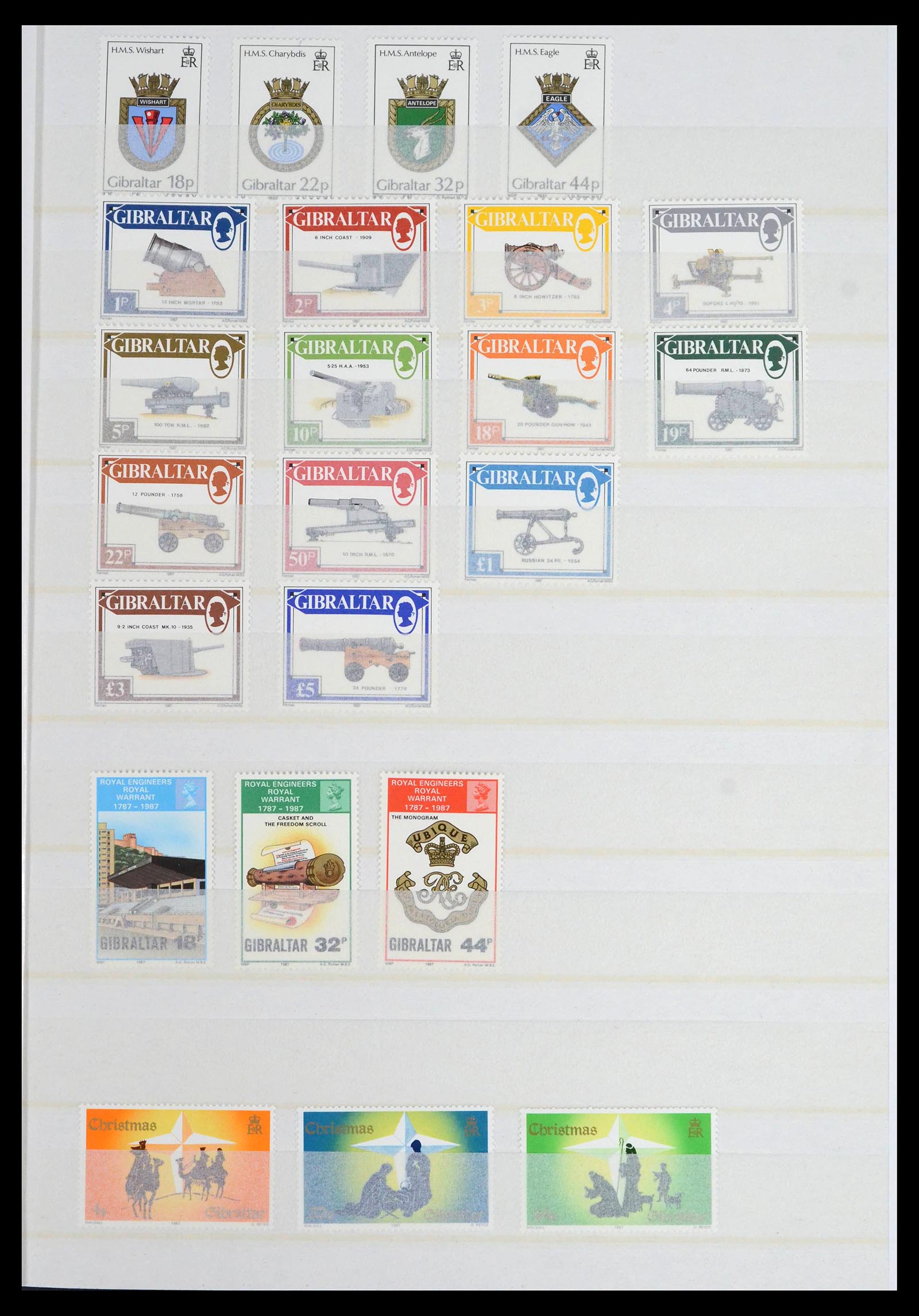 39503 0046 - Stamp collection 39503 Gibraltar 1886-2013.