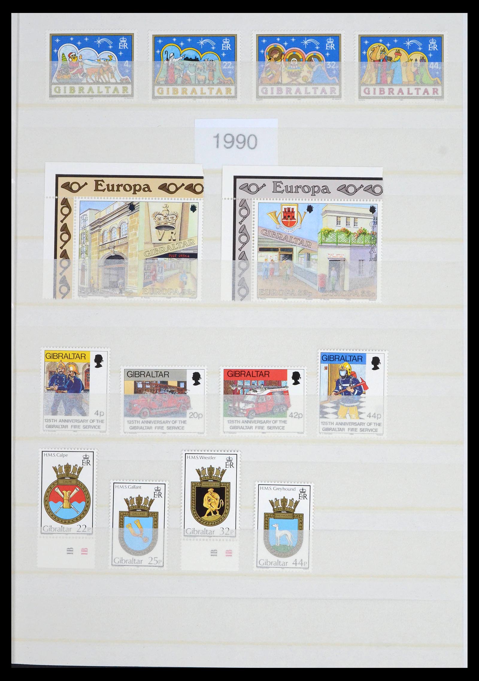 39503 0050 - Stamp collection 39503 Gibraltar 1886-2013.