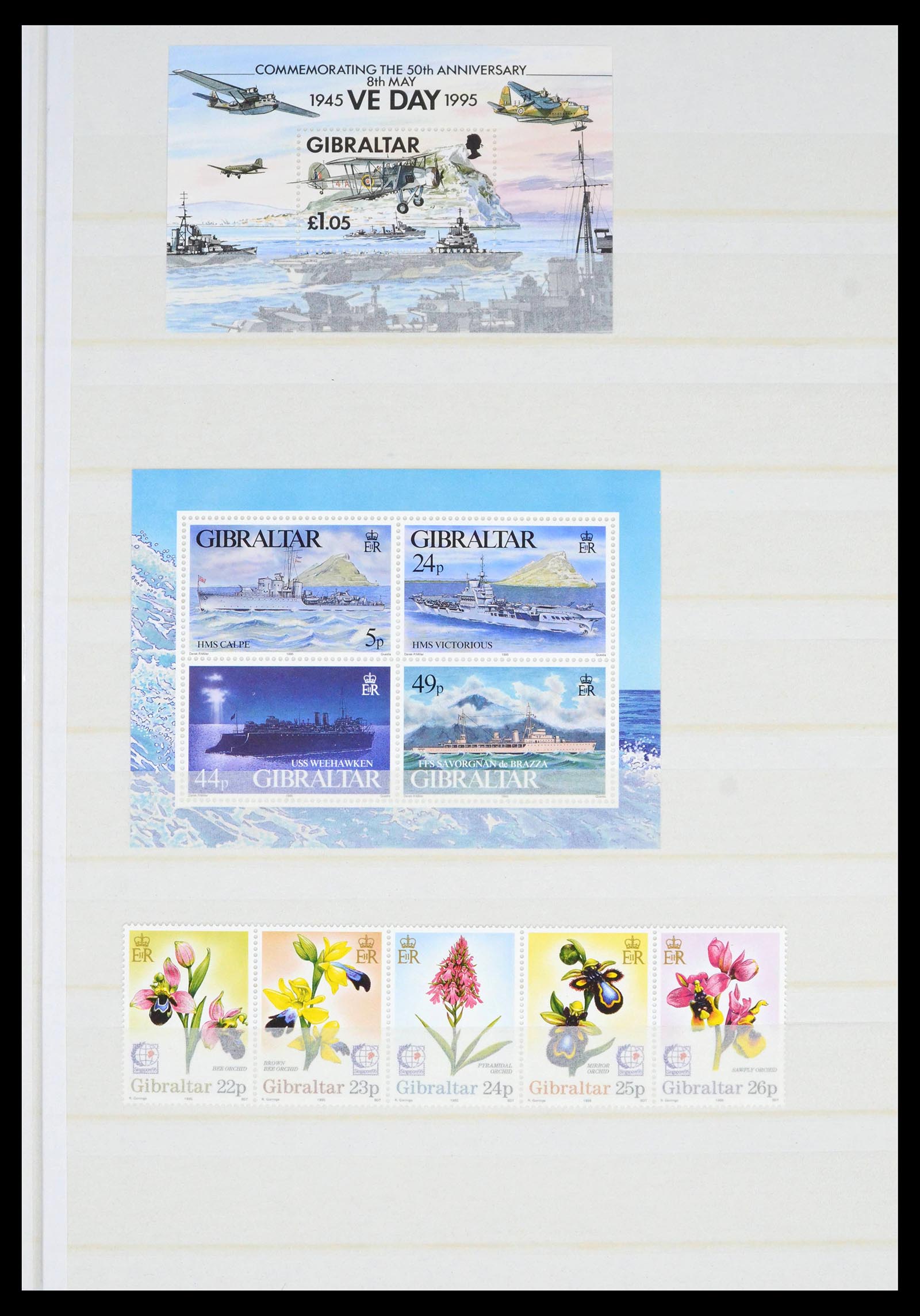 39503 0059 - Stamp collection 39503 Gibraltar 1886-2013.