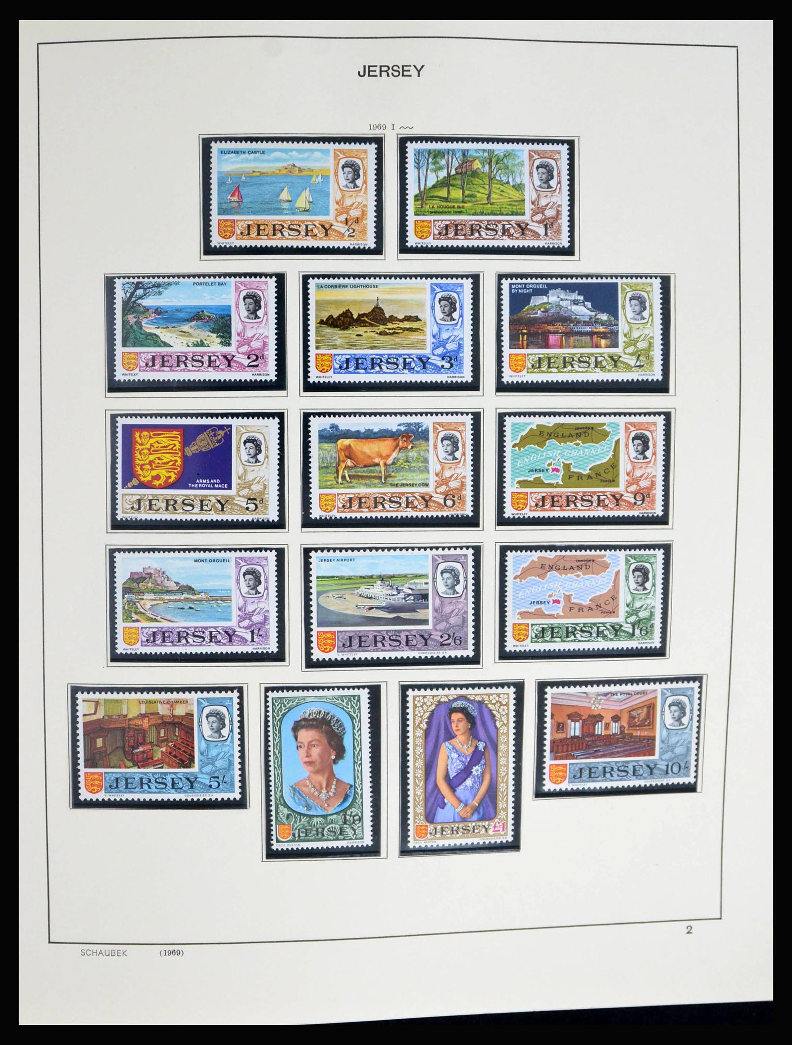 39504 0006 - Stamp collection 39504 Channel Islands 1969-2008.