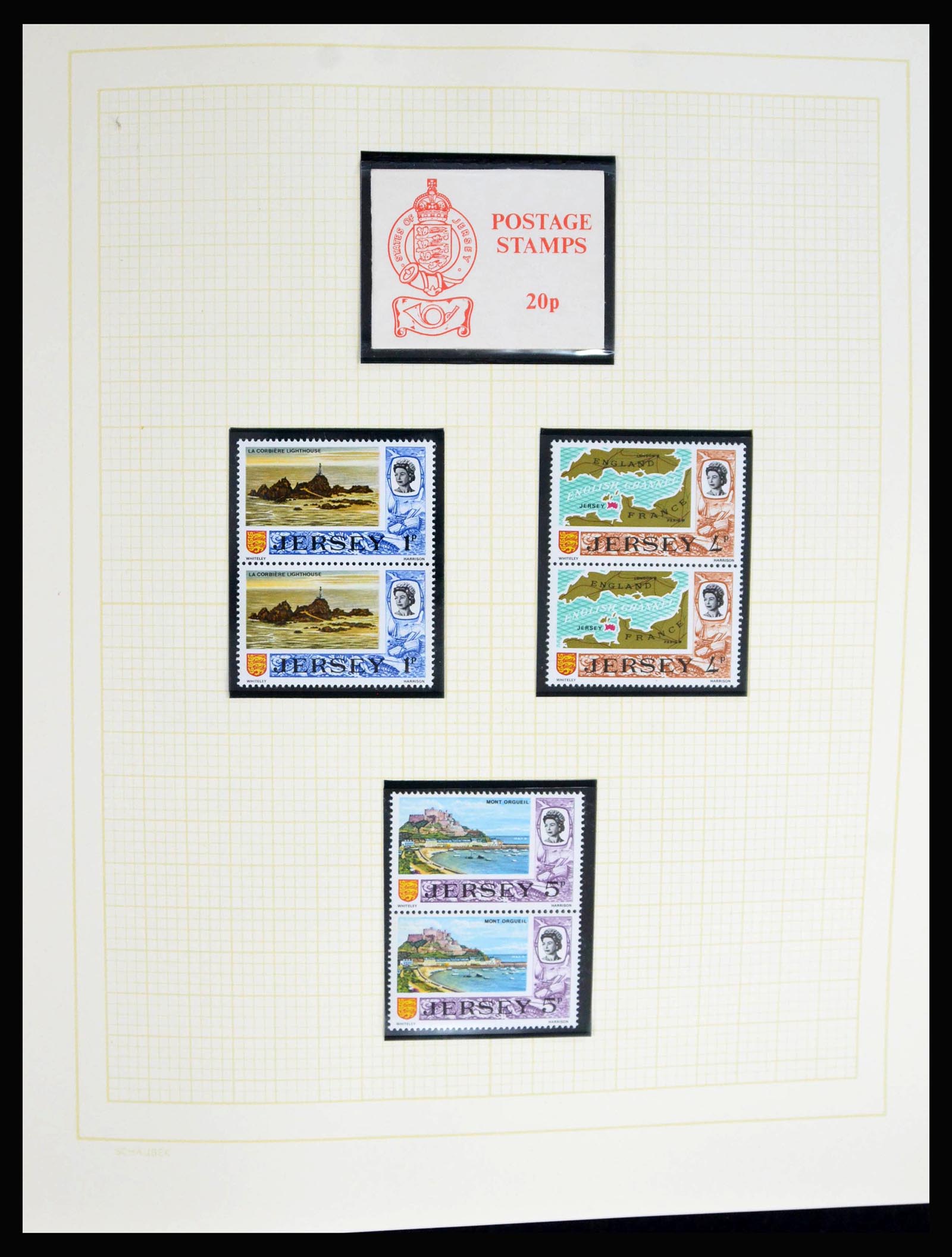 39504 0009 - Stamp collection 39504 Channel Islands 1969-2008.