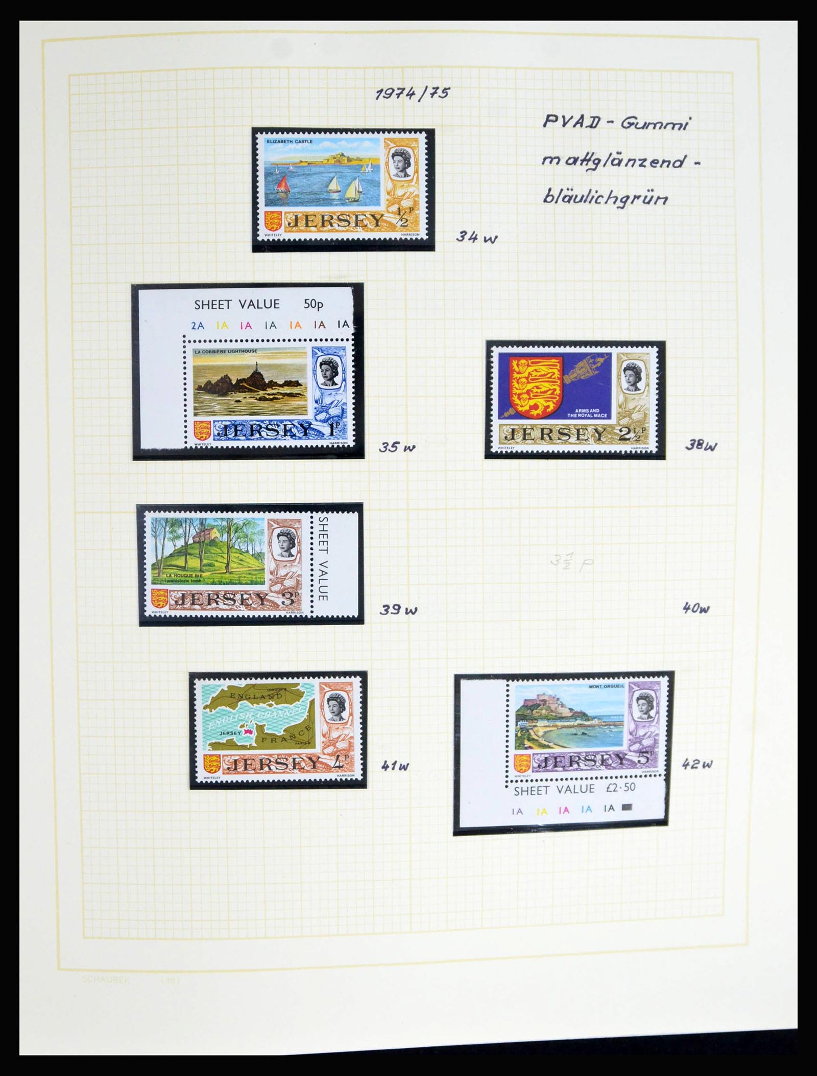 39504 0010 - Stamp collection 39504 Channel Islands 1969-2008.