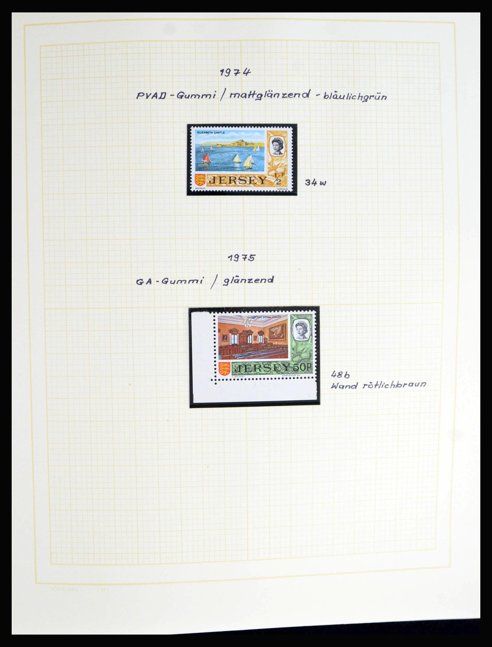 39504 0011 - Postzegelverzameling 39504 Kanaaleilanden 1969-2008.