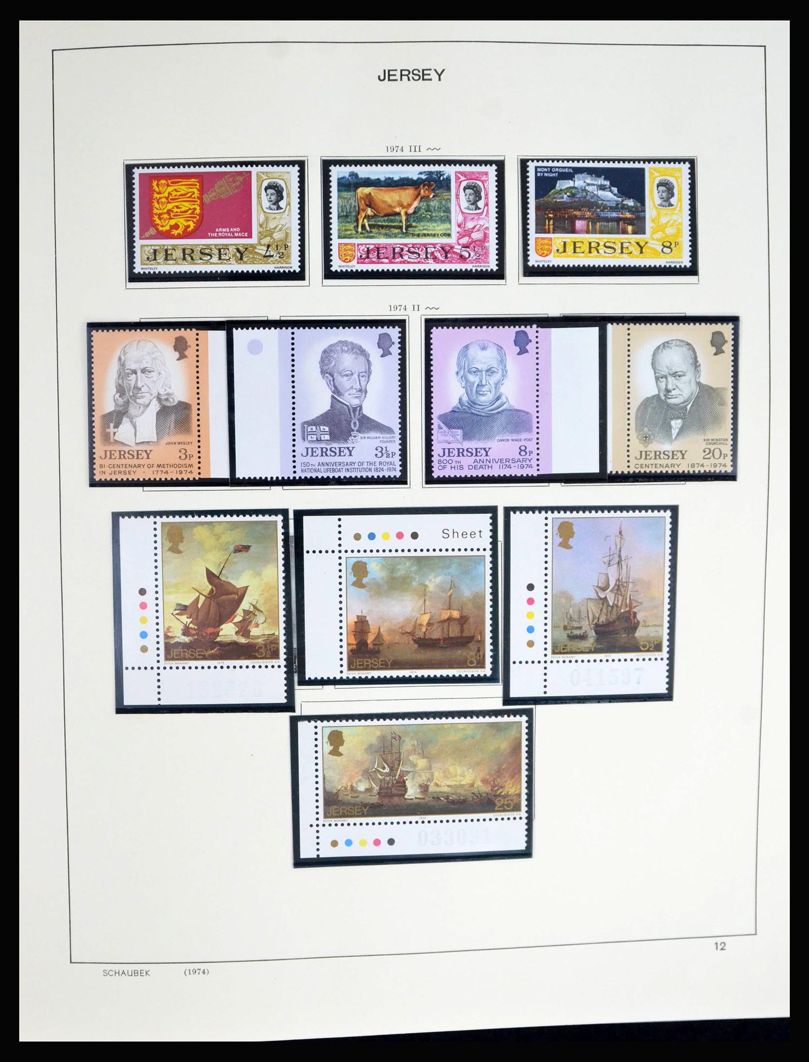 39504 0019 - Stamp collection 39504 Channel Islands 1969-2008.