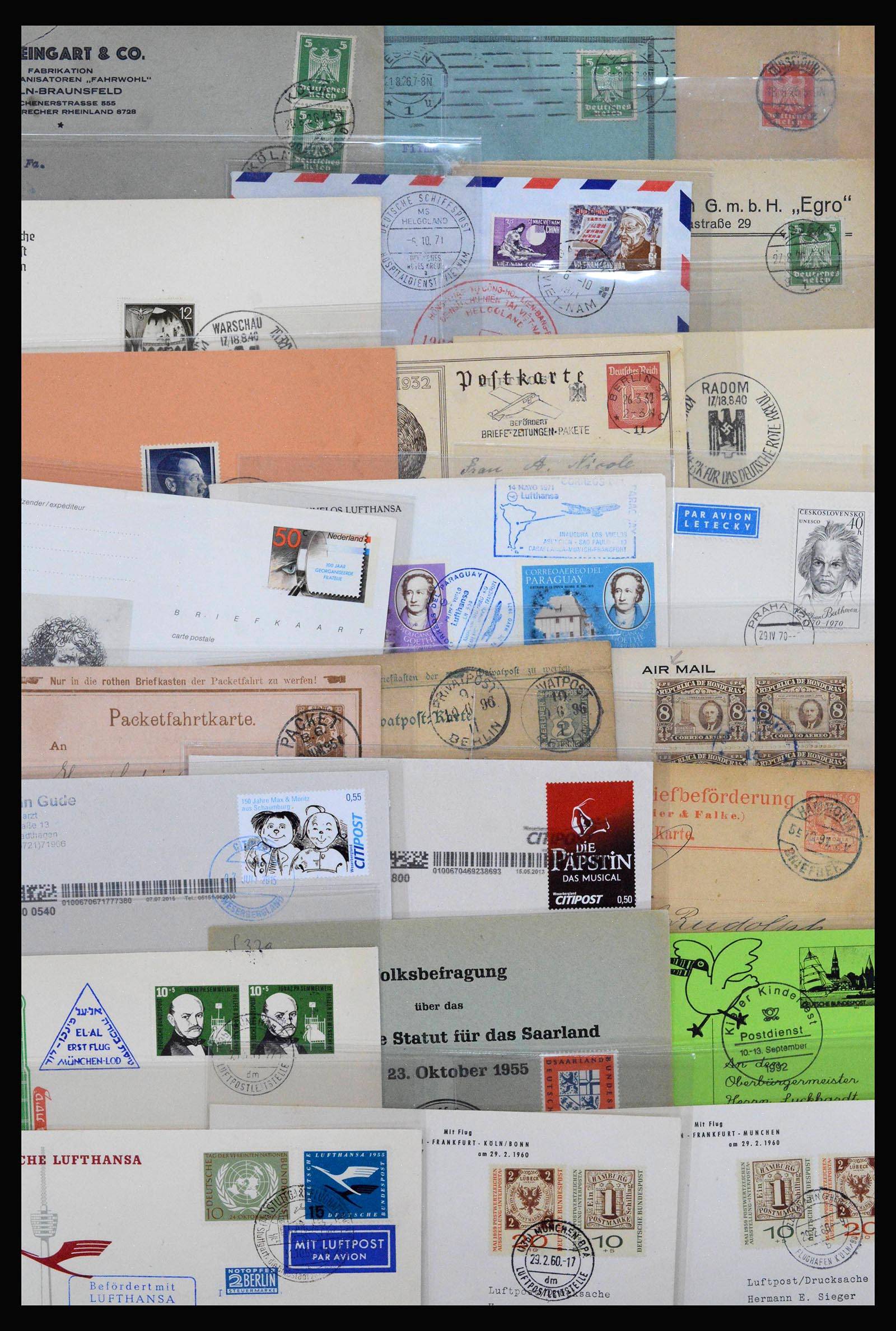 39507 0004 - Stamp collection 39507 All world covers 1860-1960.