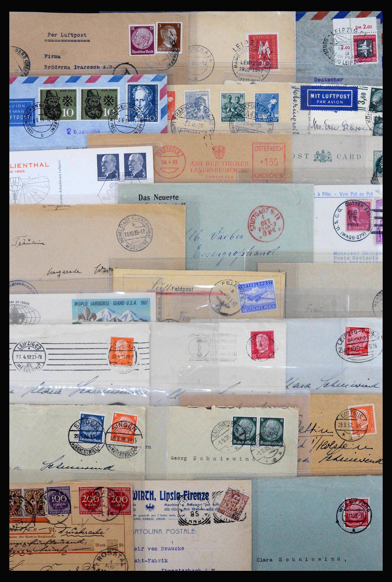 39507 0005 - Stamp collection 39507 All world covers 1860-1960.