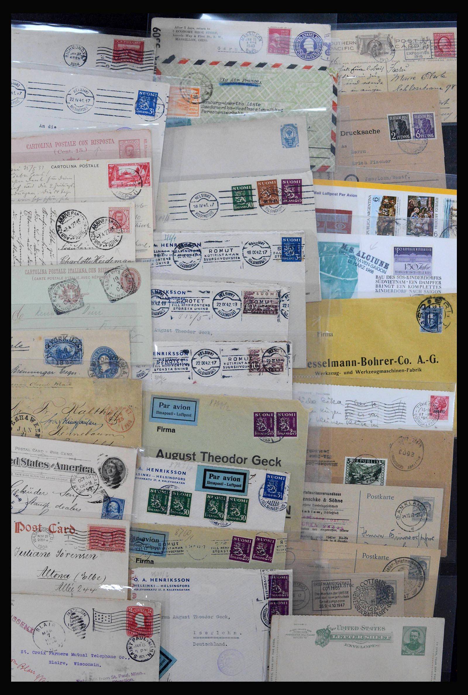 39507 0014 - Stamp collection 39507 All world covers 1860-1960.