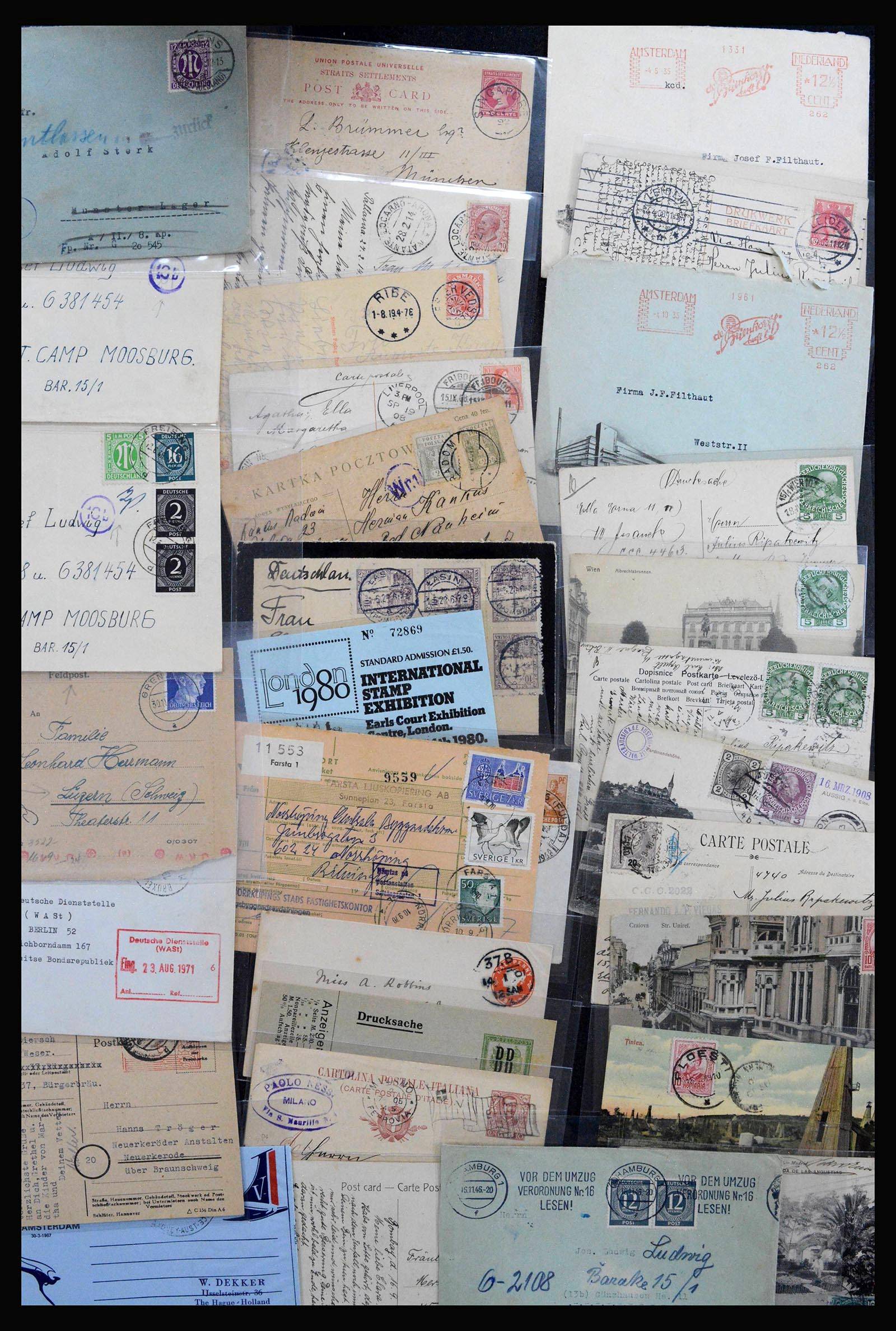 39507 0016 - Stamp collection 39507 All world covers 1860-1960.