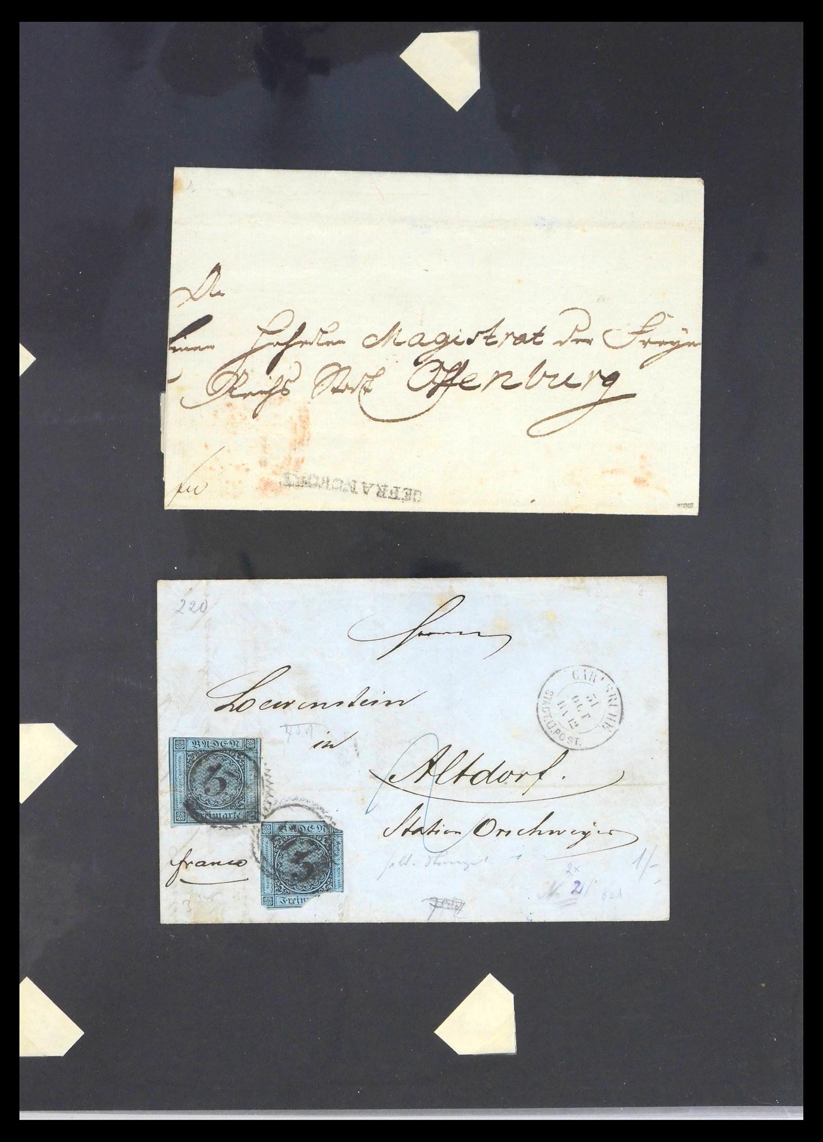 39510 0002 - Postzegelverzameling 39510 Oud Duitse Staten 1850-1872.