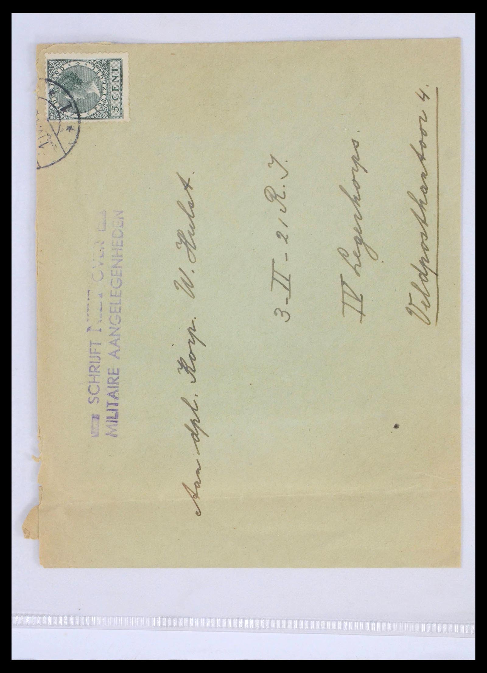 39514 0003 - Stamp collection 39514 Censored covers 1914-1945.