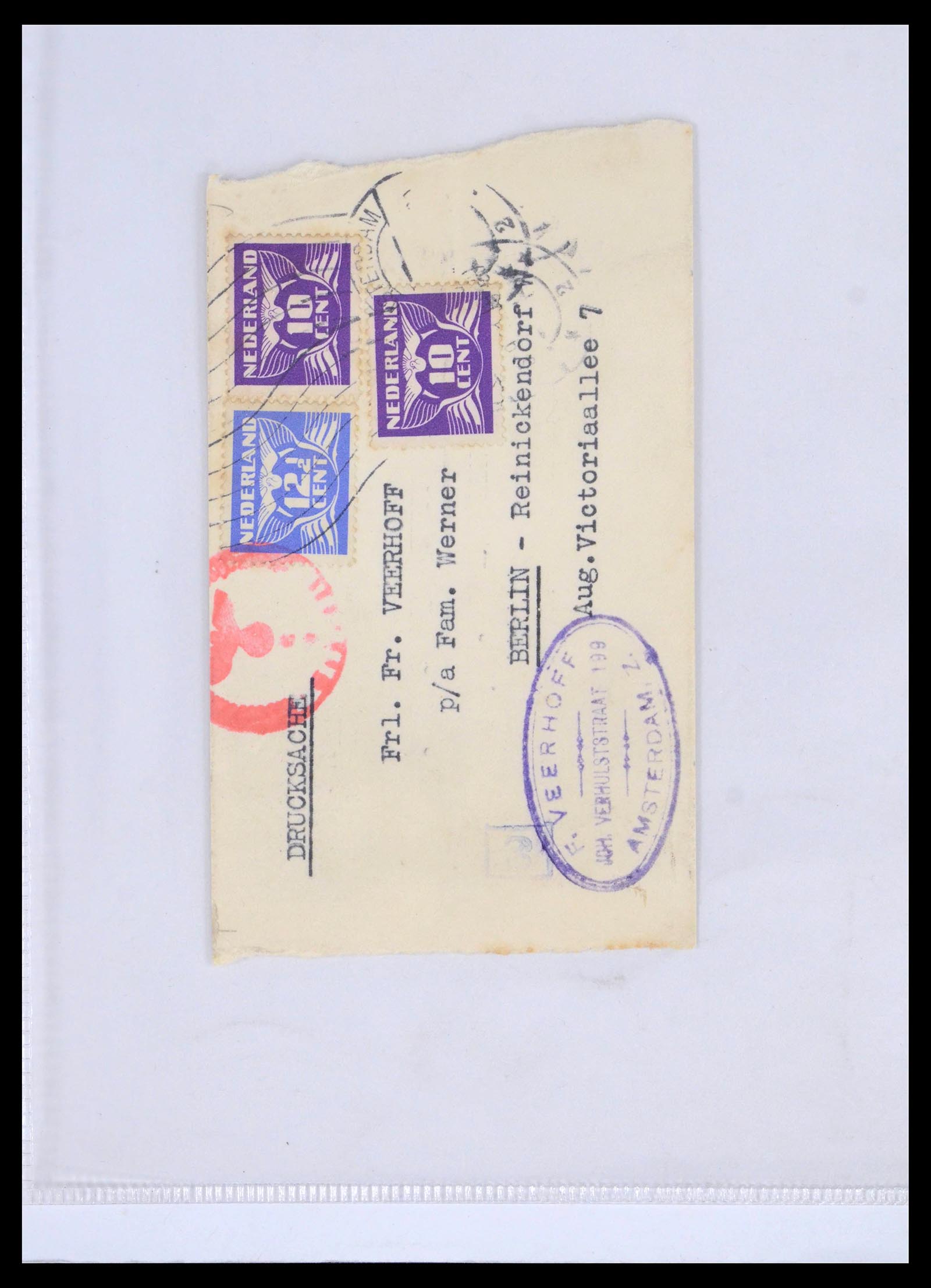 39514 0005 - Stamp collection 39514 Censored covers 1914-1945.