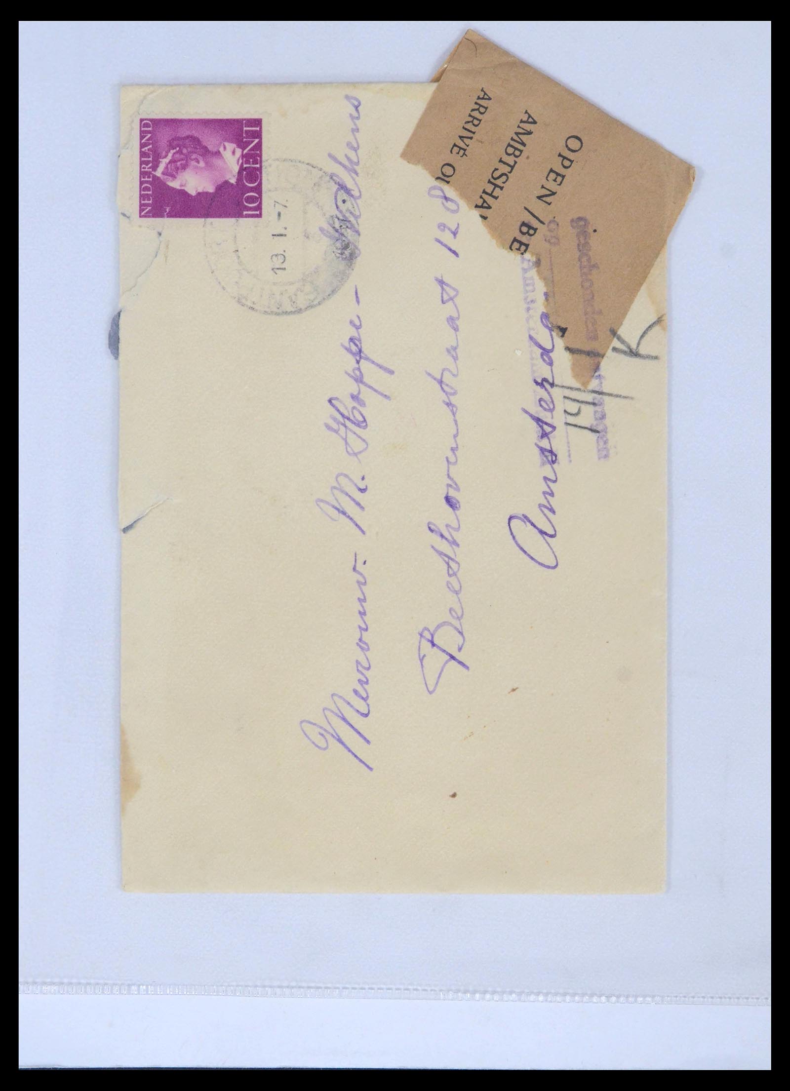 39514 0014 - Stamp collection 39514 Censored covers 1914-1945.