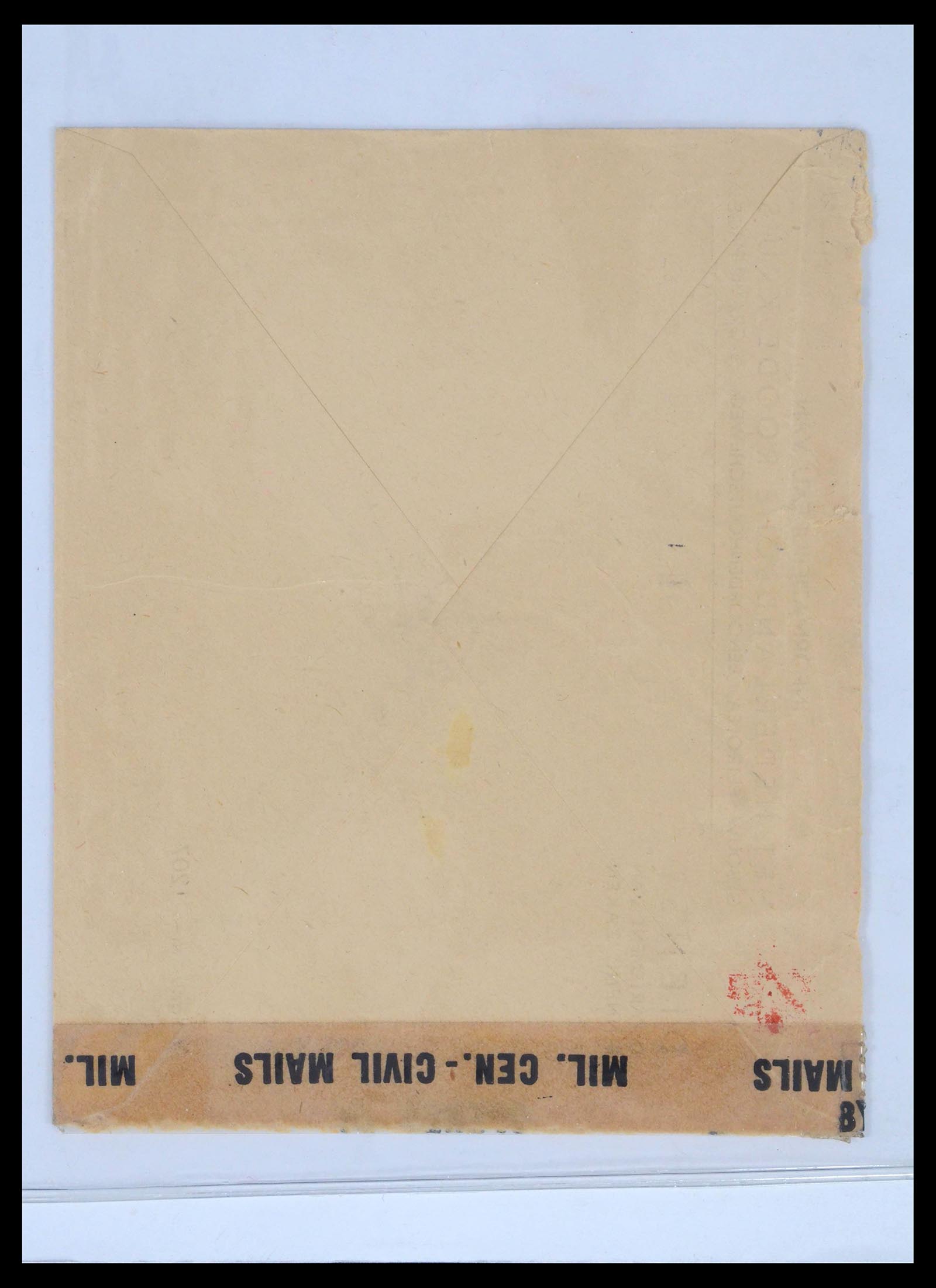 39514 0020 - Stamp collection 39514 Censored covers 1914-1945.