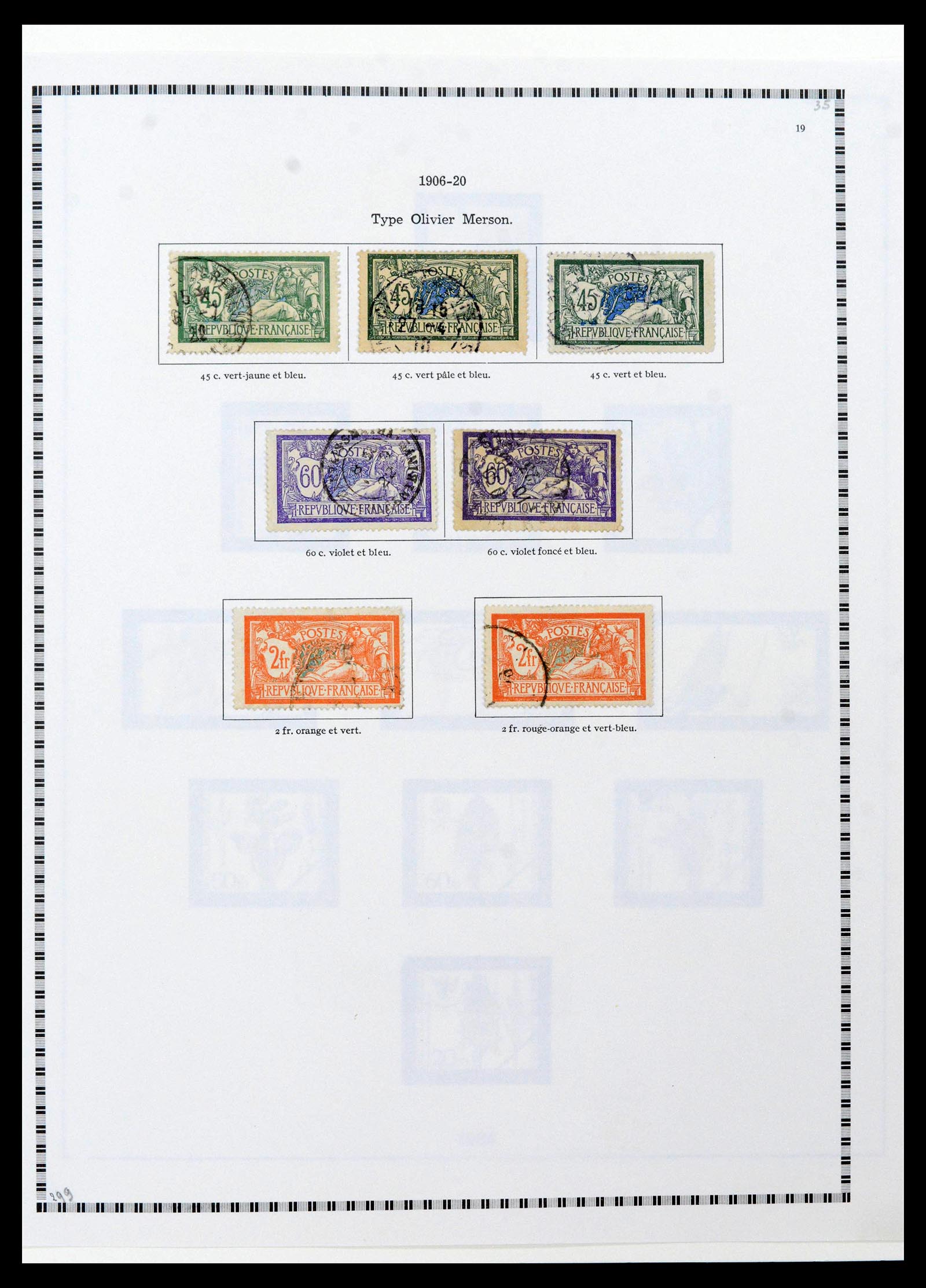 39516 0035 - Postzegelverzameling 39516 Frankrijk 1862-1949.