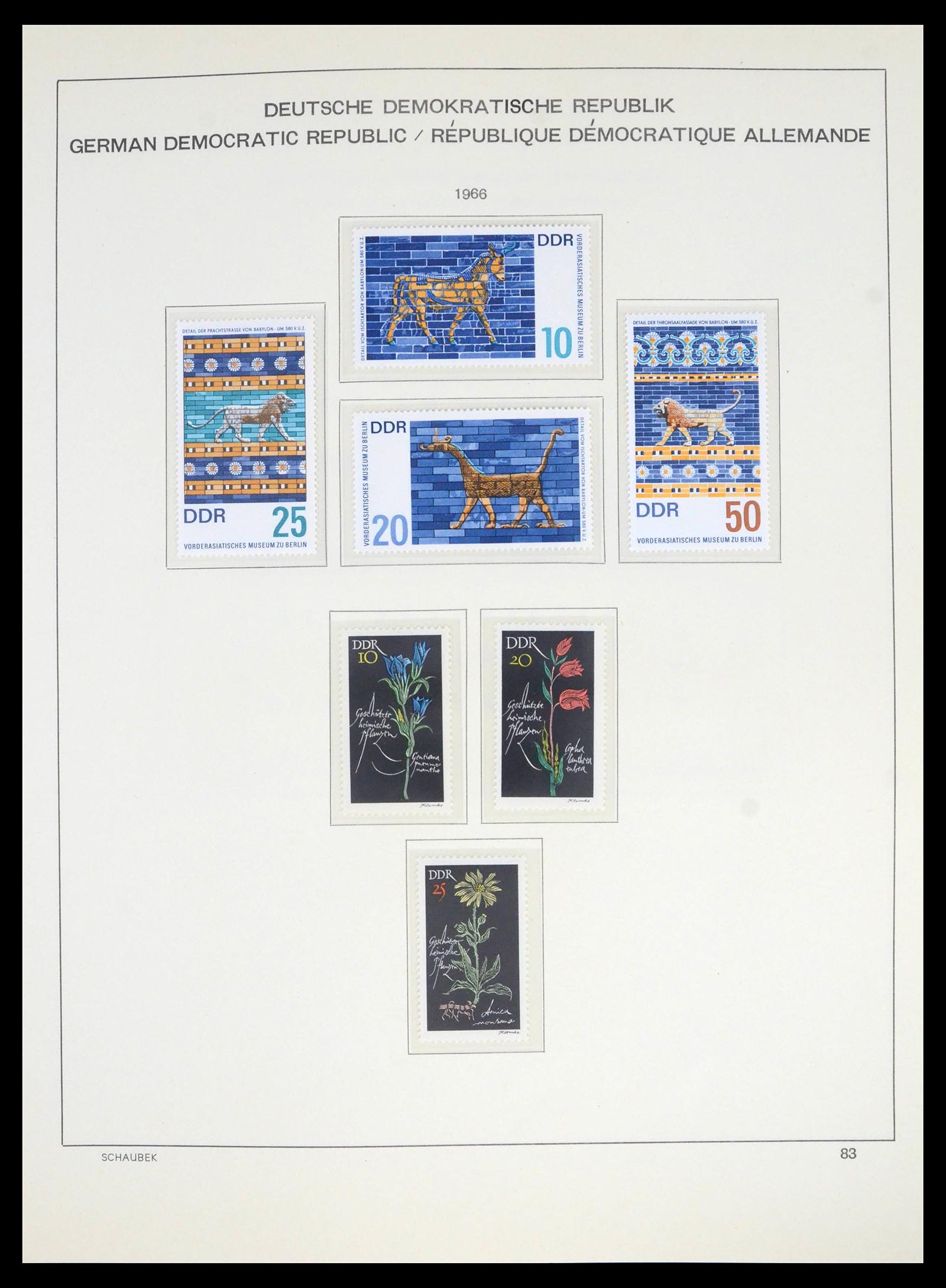 39517 0101 - Stamp collection 39517 GDR 1949-1990.