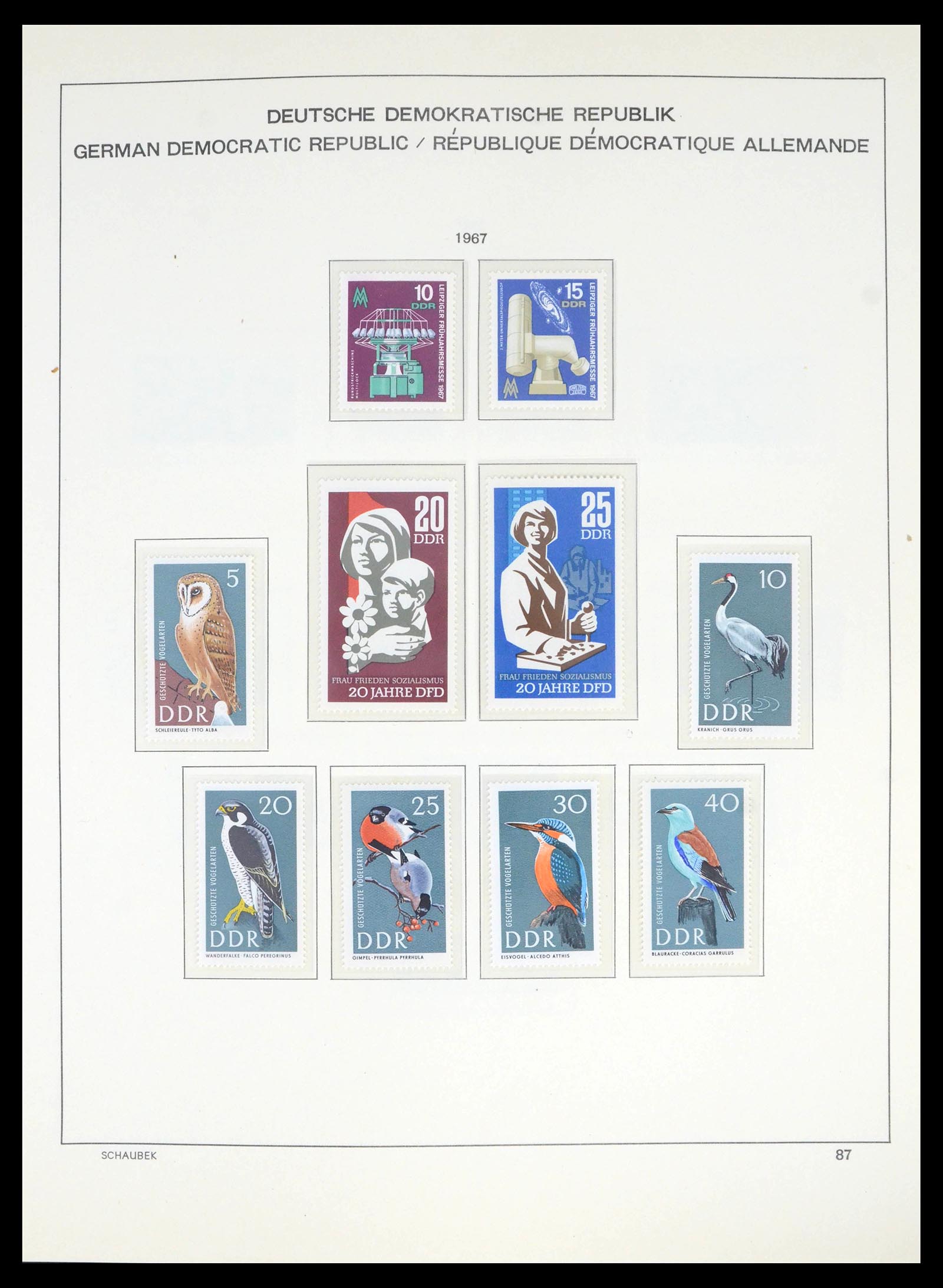 39517 0107 - Stamp collection 39517 GDR 1949-1990.