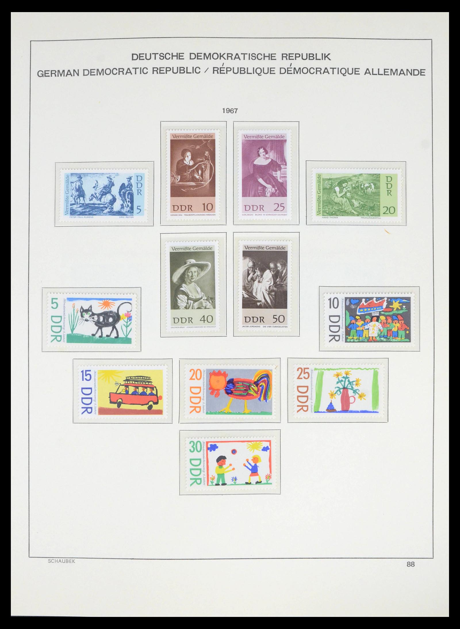 39517 0108 - Stamp collection 39517 GDR 1949-1990.