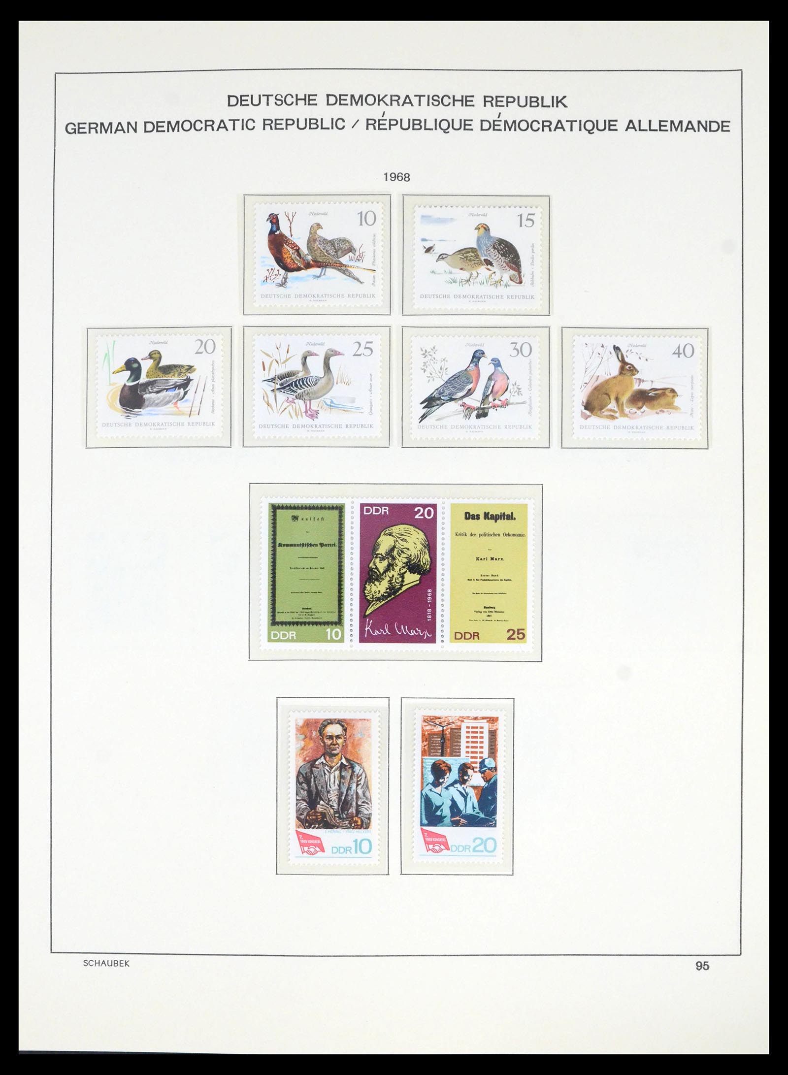 39517 0117 - Stamp collection 39517 GDR 1949-1990.