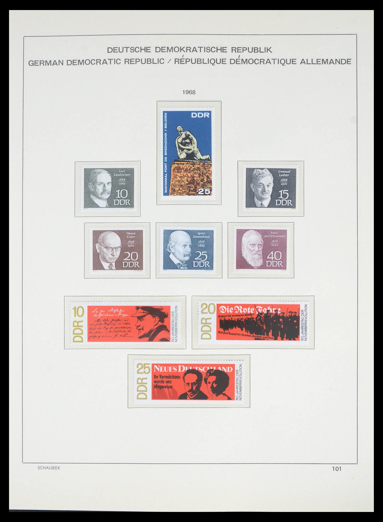 39517 0123 - Stamp collection 39517 GDR 1949-1990.