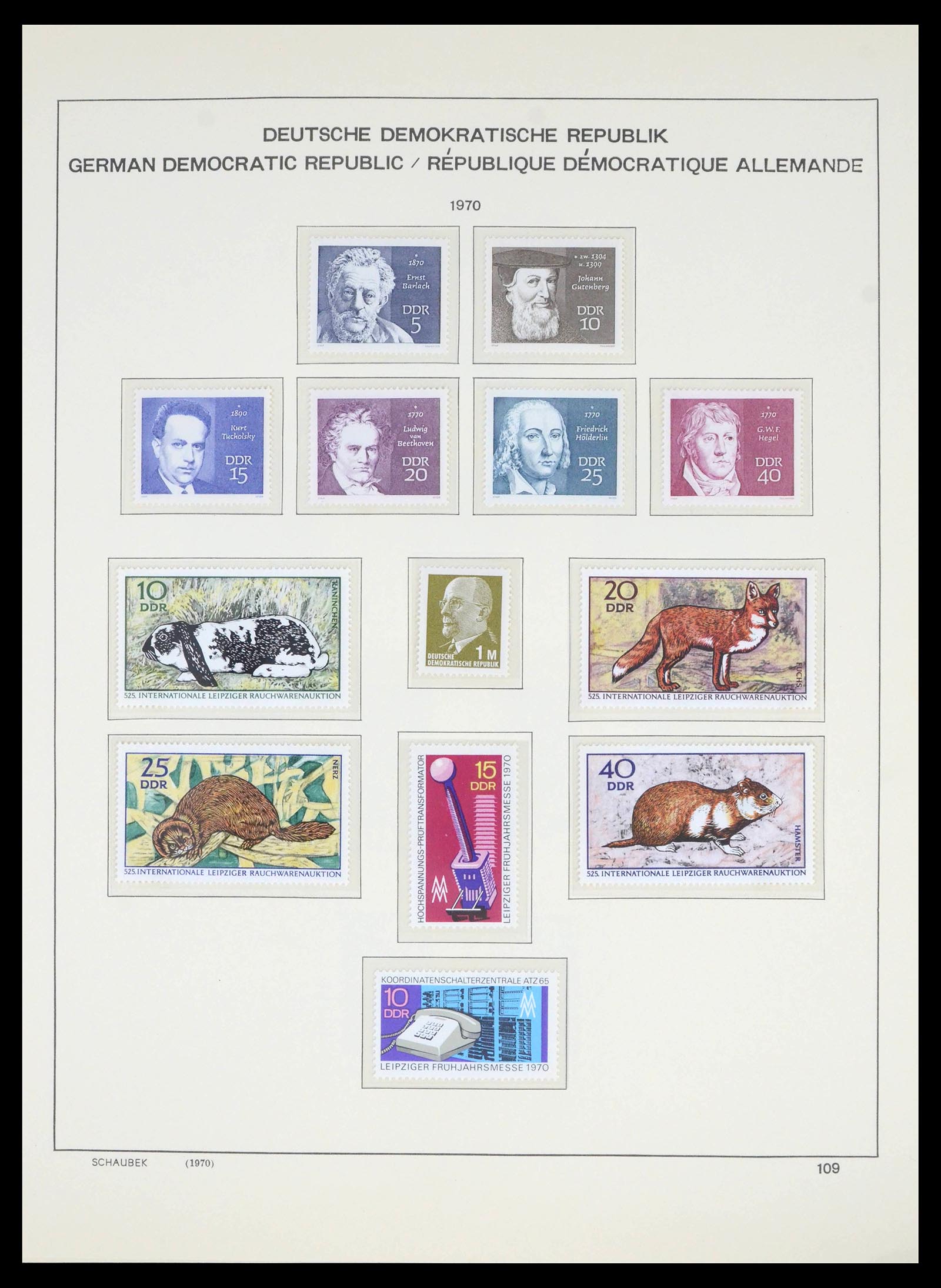 39517 0138 - Stamp collection 39517 GDR 1949-1990.