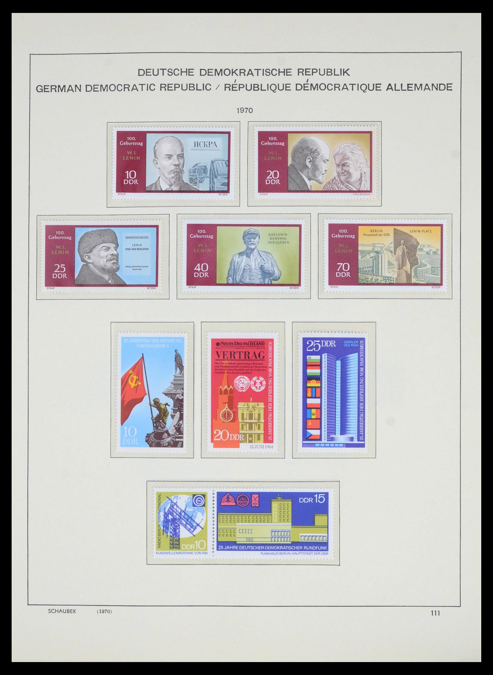 39517 0140 - Stamp collection 39517 GDR 1949-1990.