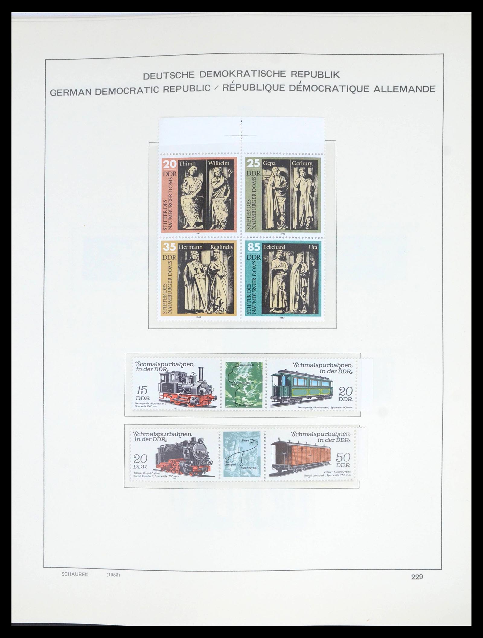 39517 0305 - Stamp collection 39517 GDR 1949-1990.