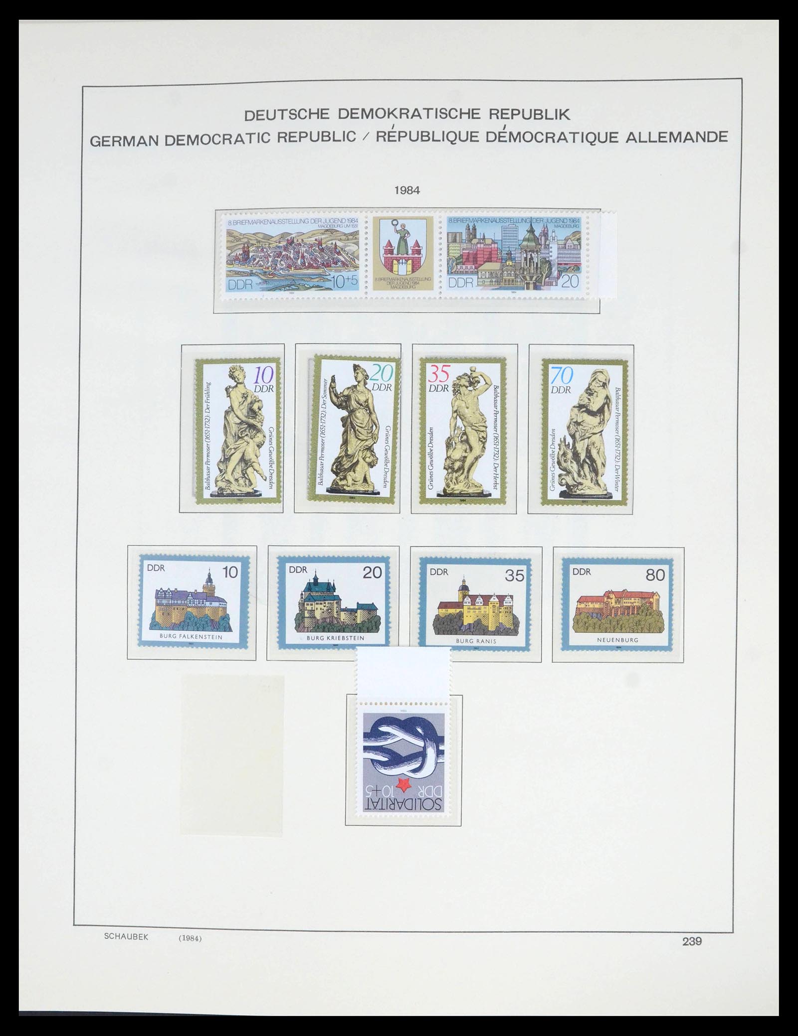 39517 0318 - Stamp collection 39517 GDR 1949-1990.