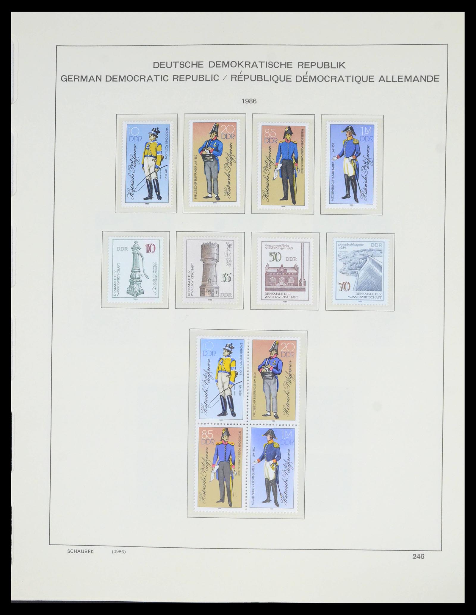 39517 0334 - Stamp collection 39517 GDR 1949-1990.