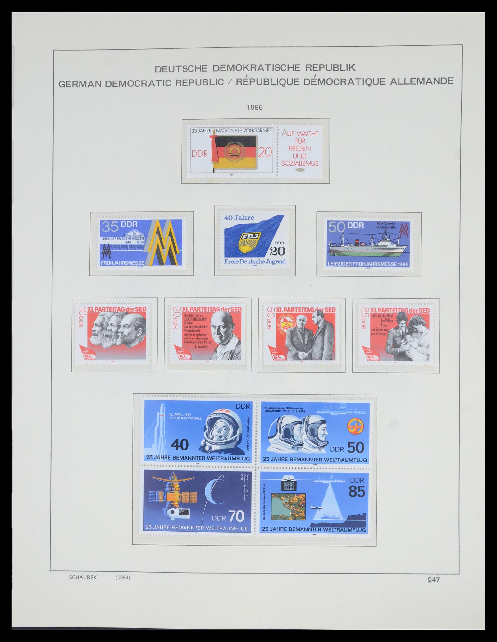 39517 0335 - Stamp collection 39517 GDR 1949-1990.