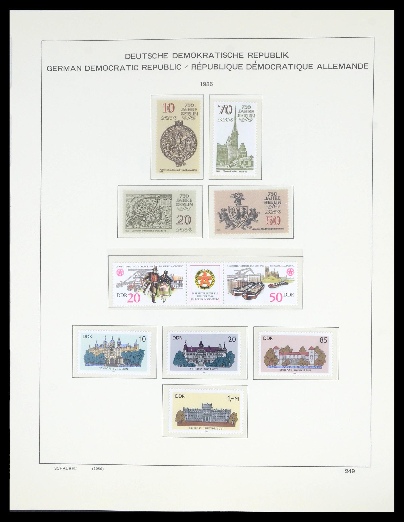 39517 0337 - Stamp collection 39517 GDR 1949-1990.