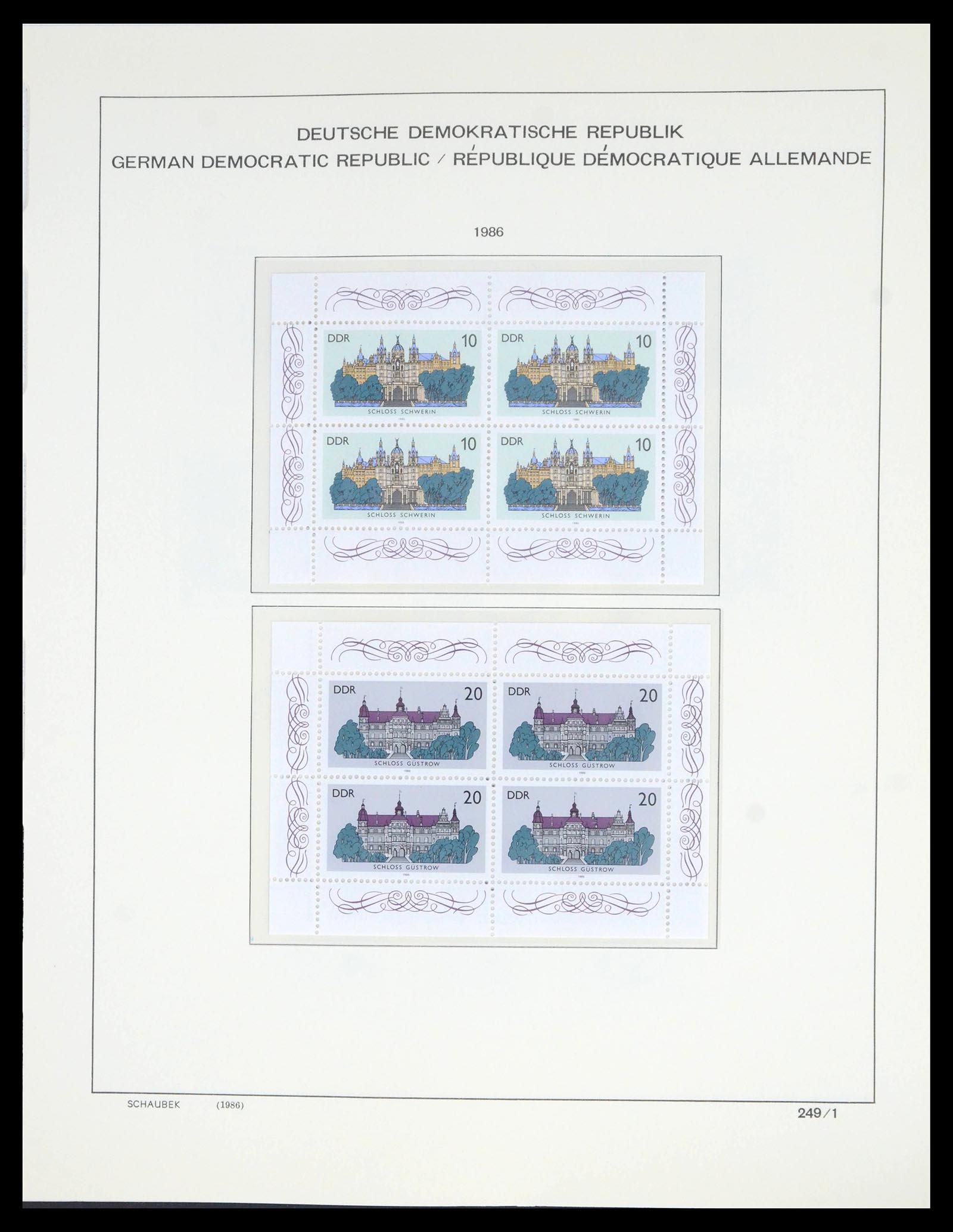 39517 0338 - Stamp collection 39517 GDR 1949-1990.