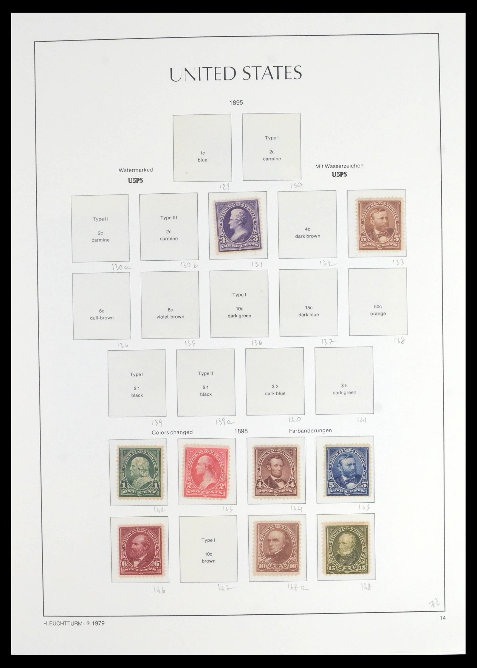 39518 0011 - Stamp collection 39518 USA 1851-1976.