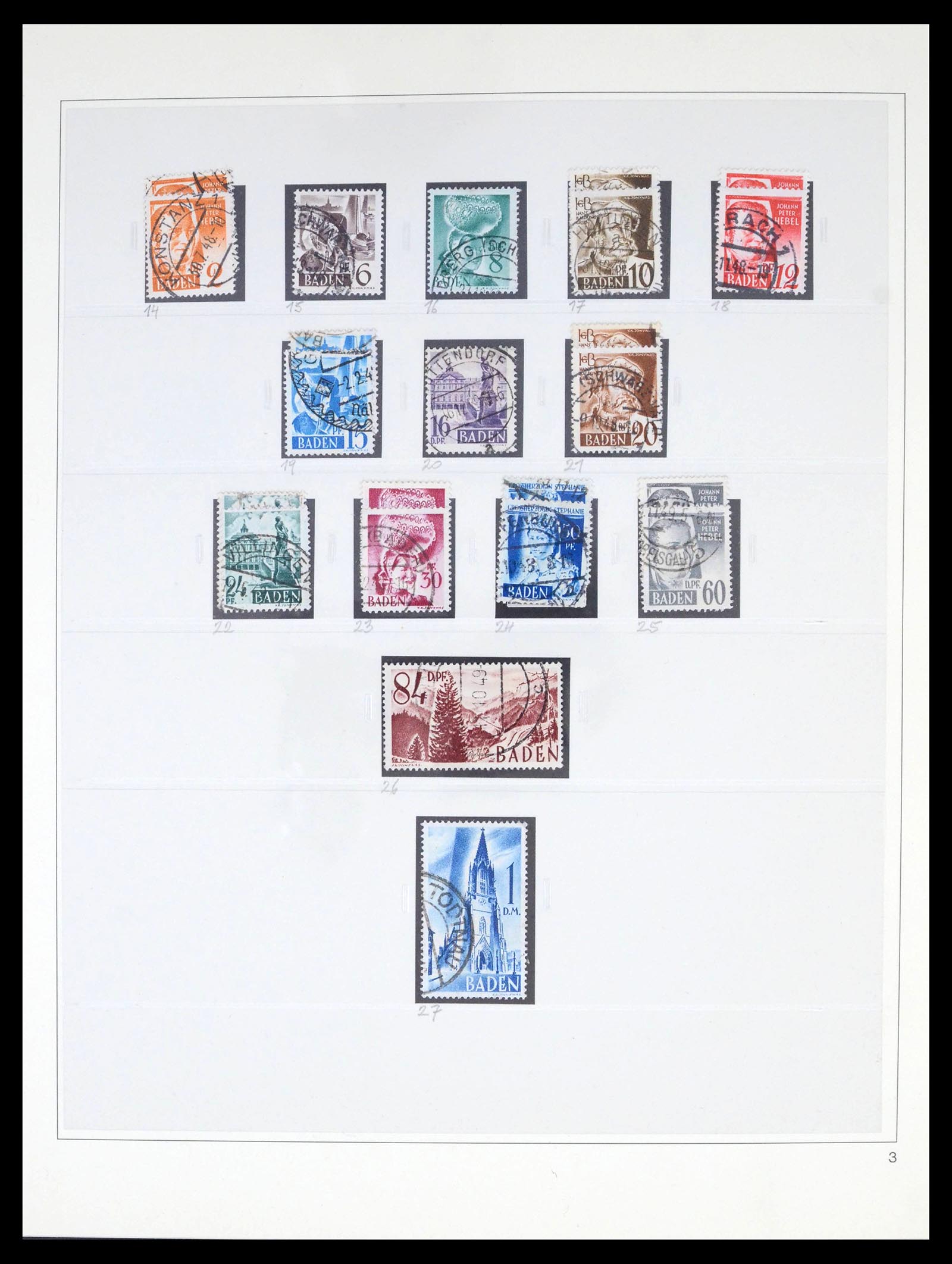 39520 0005 - Stamp collection 39520 German Zones super collection 1945-1949.