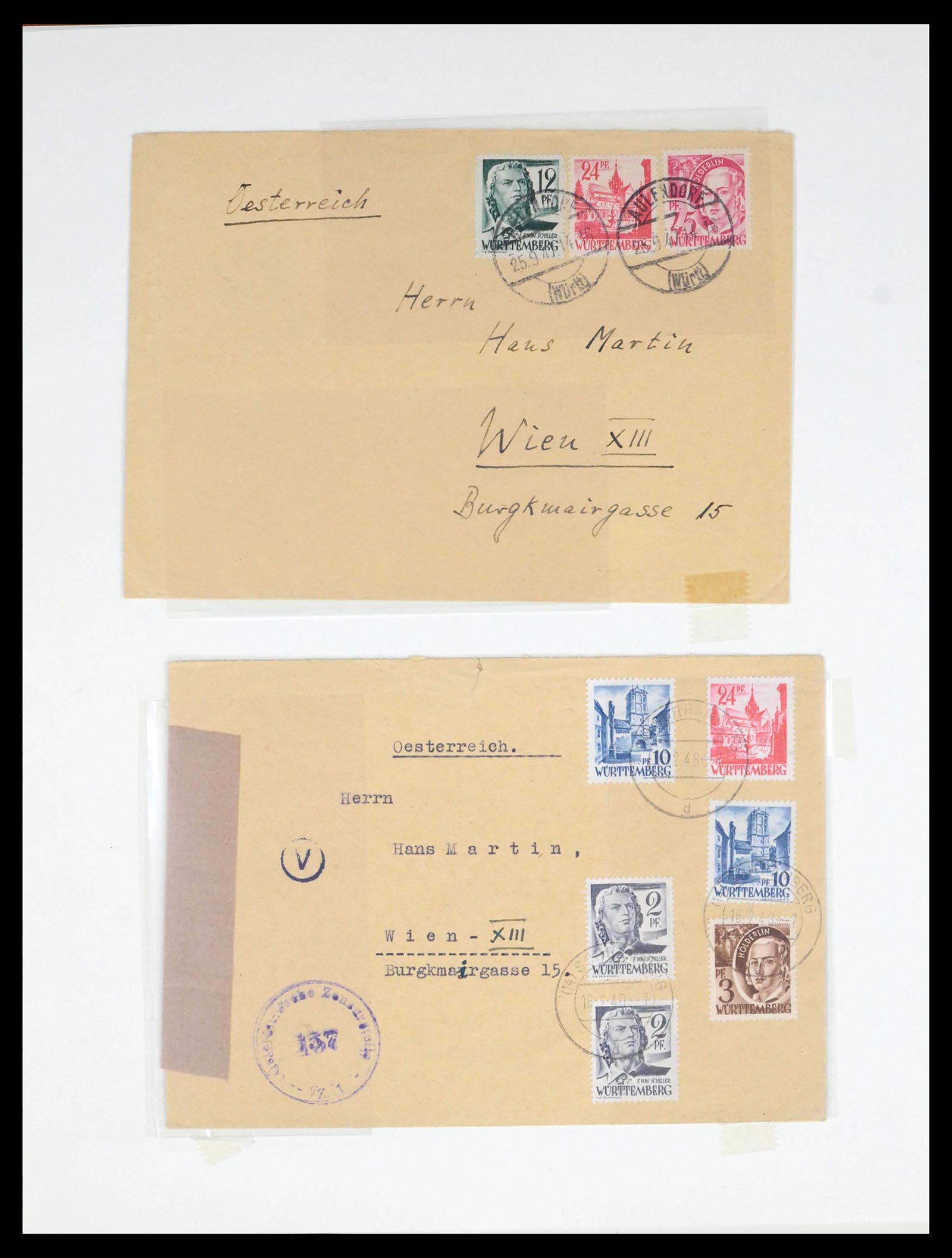 39520 0015 - Stamp collection 39520 German Zones super collection 1945-1949.