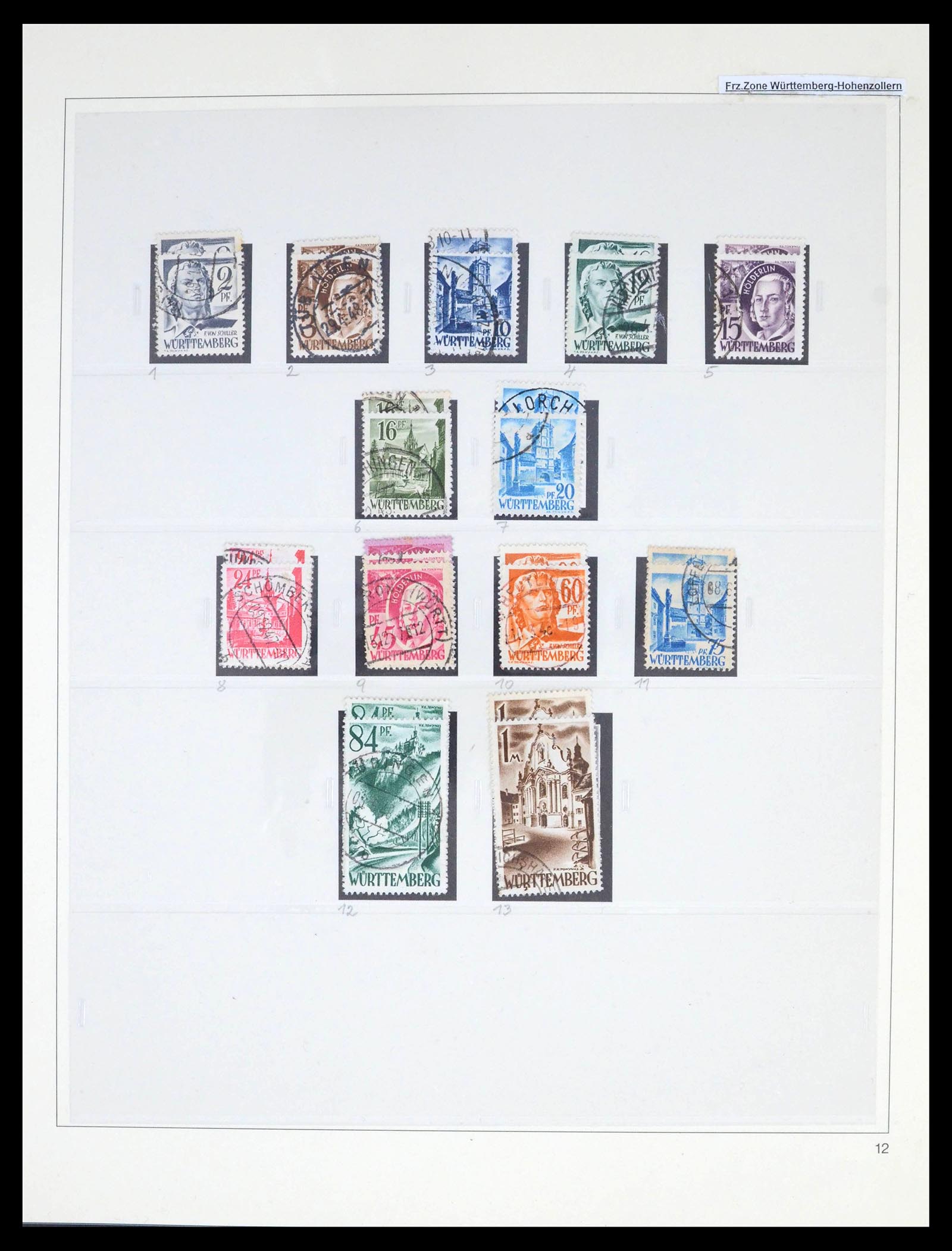 39520 0016 - Stamp collection 39520 German Zones super collection 1945-1949.