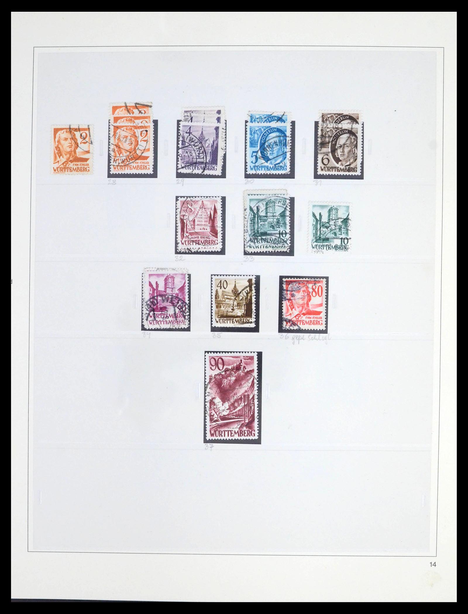 39520 0018 - Stamp collection 39520 German Zones super collection 1945-1949.