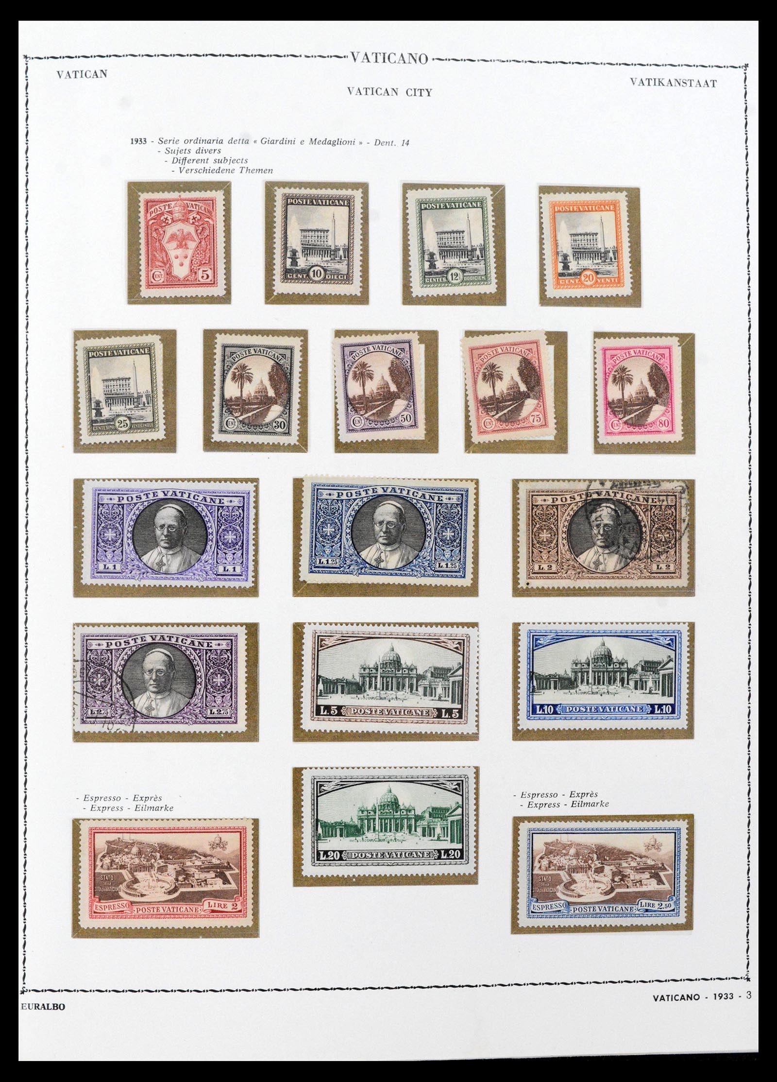 39529 0003 - Stamp collection 39529 Vatican 1929-1972.