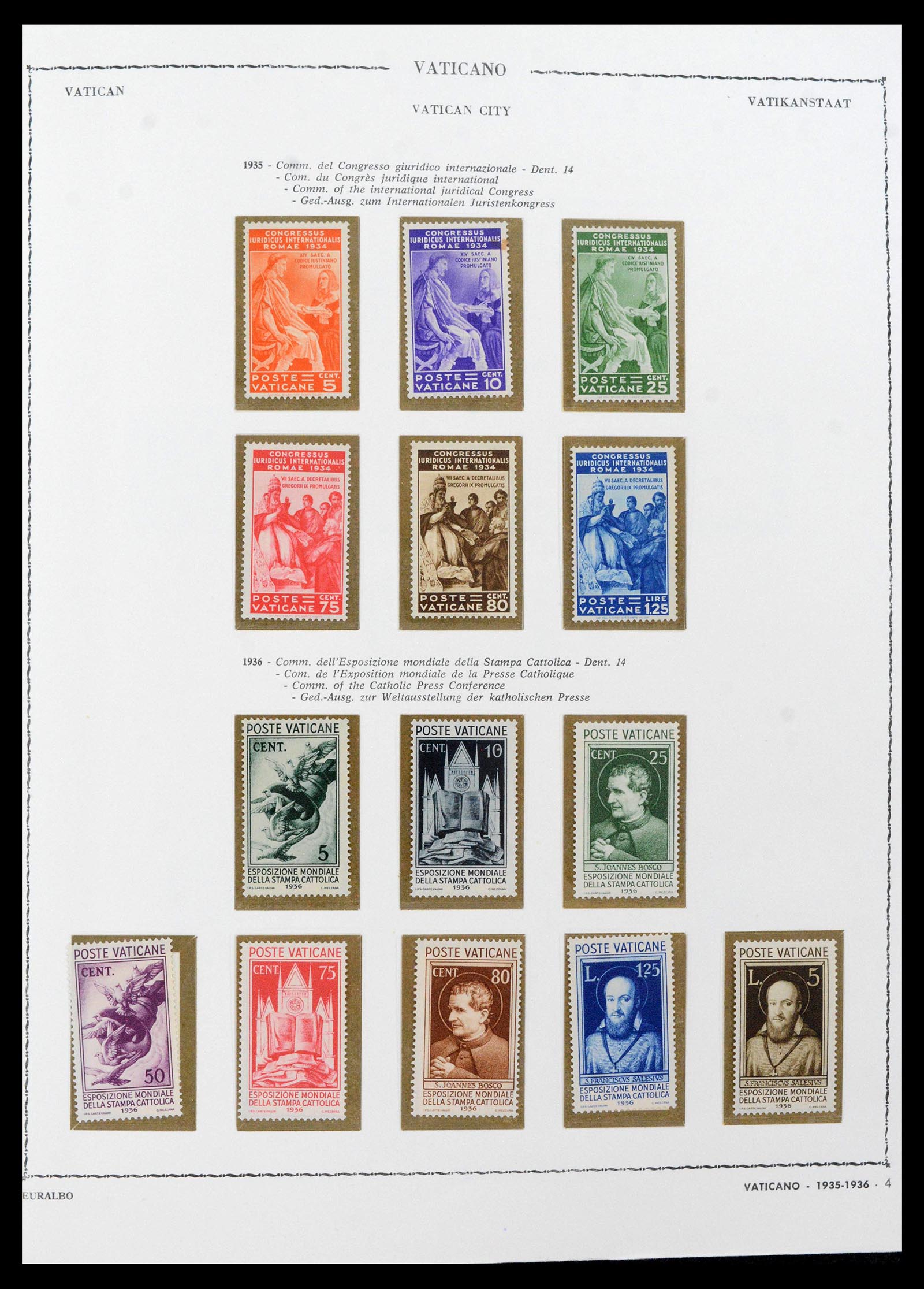 39529 0004 - Stamp collection 39529 Vatican 1929-1972.