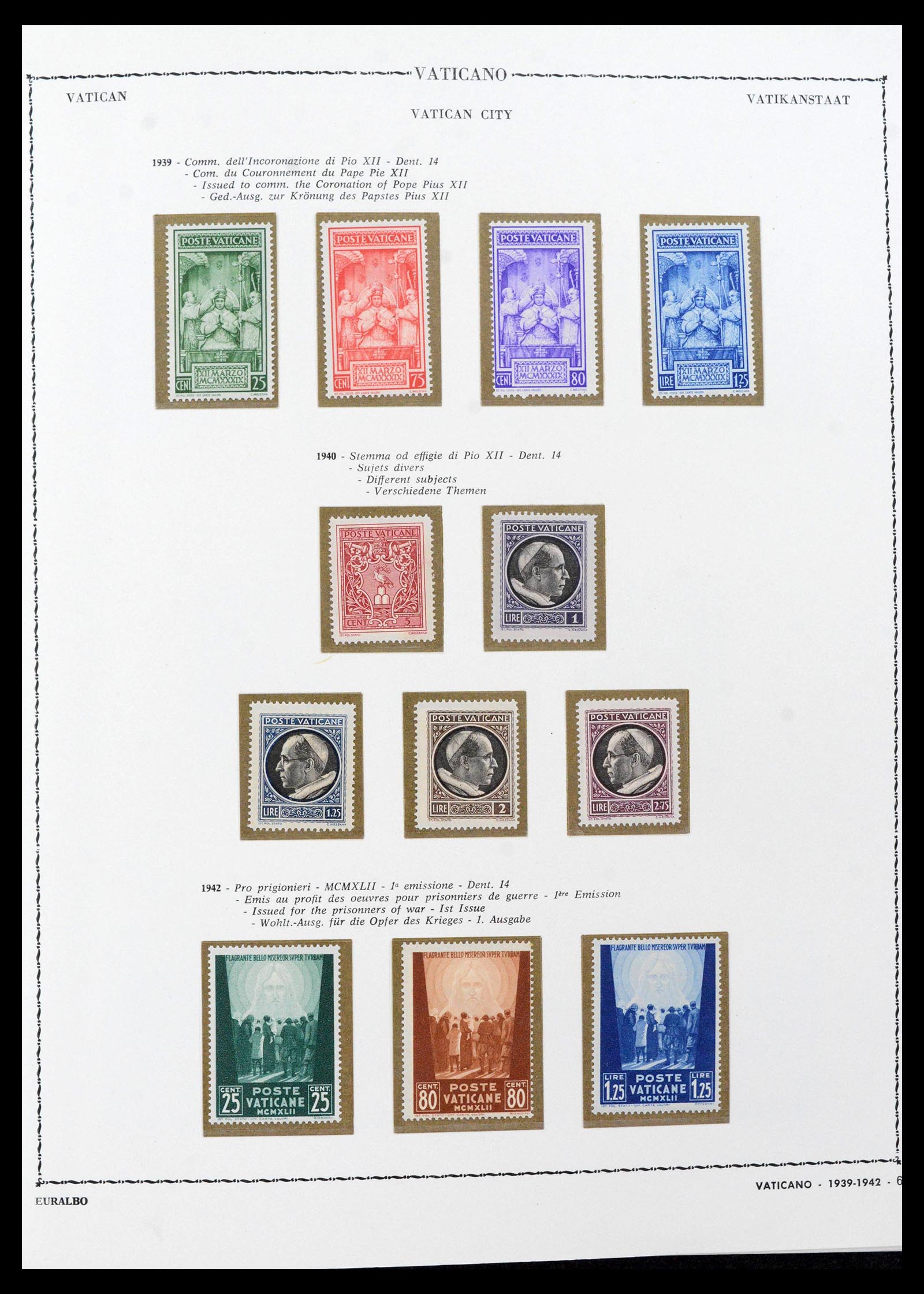 39529 0006 - Stamp collection 39529 Vatican 1929-1972.