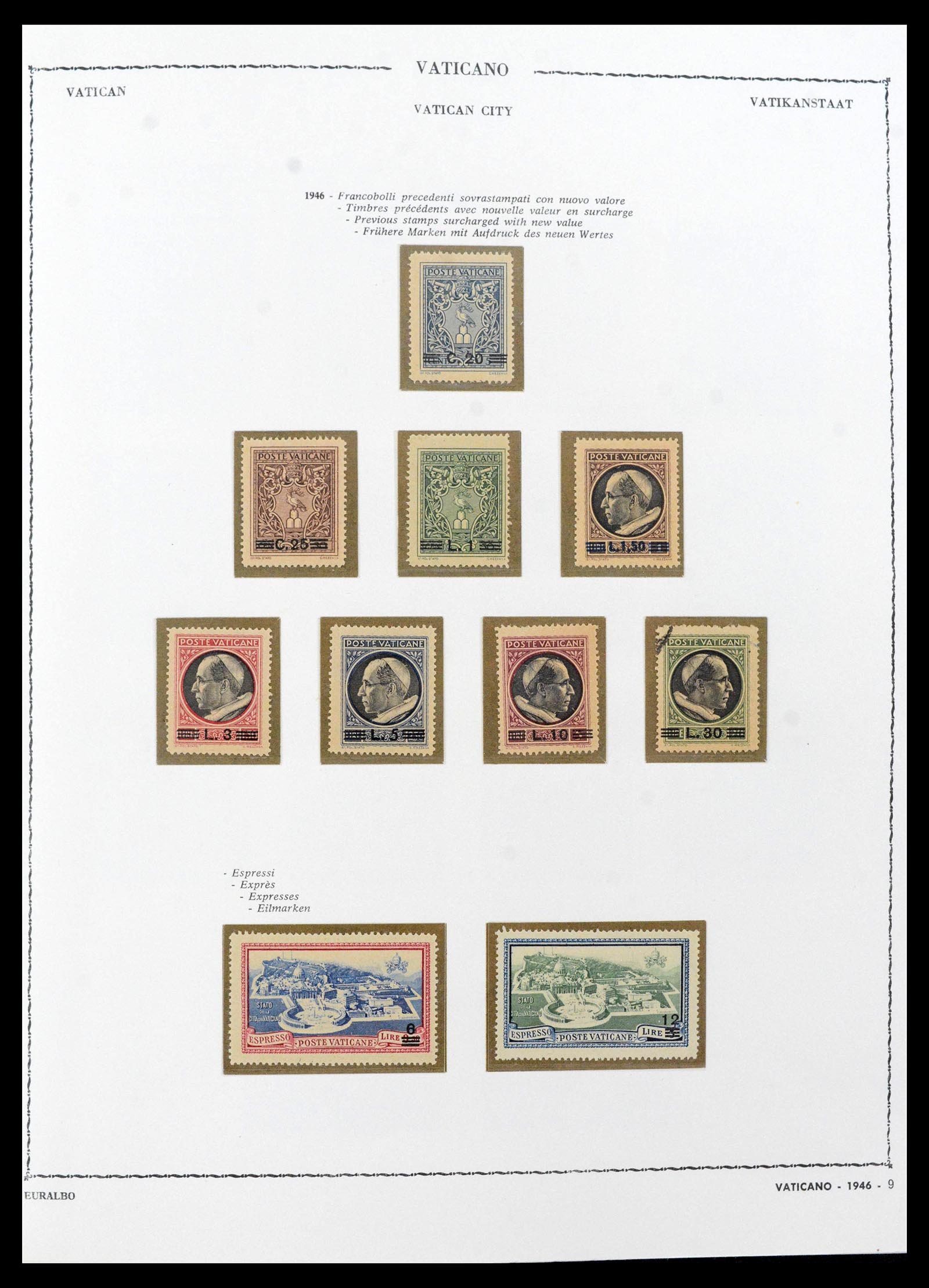 39529 0009 - Stamp collection 39529 Vatican 1929-1972.