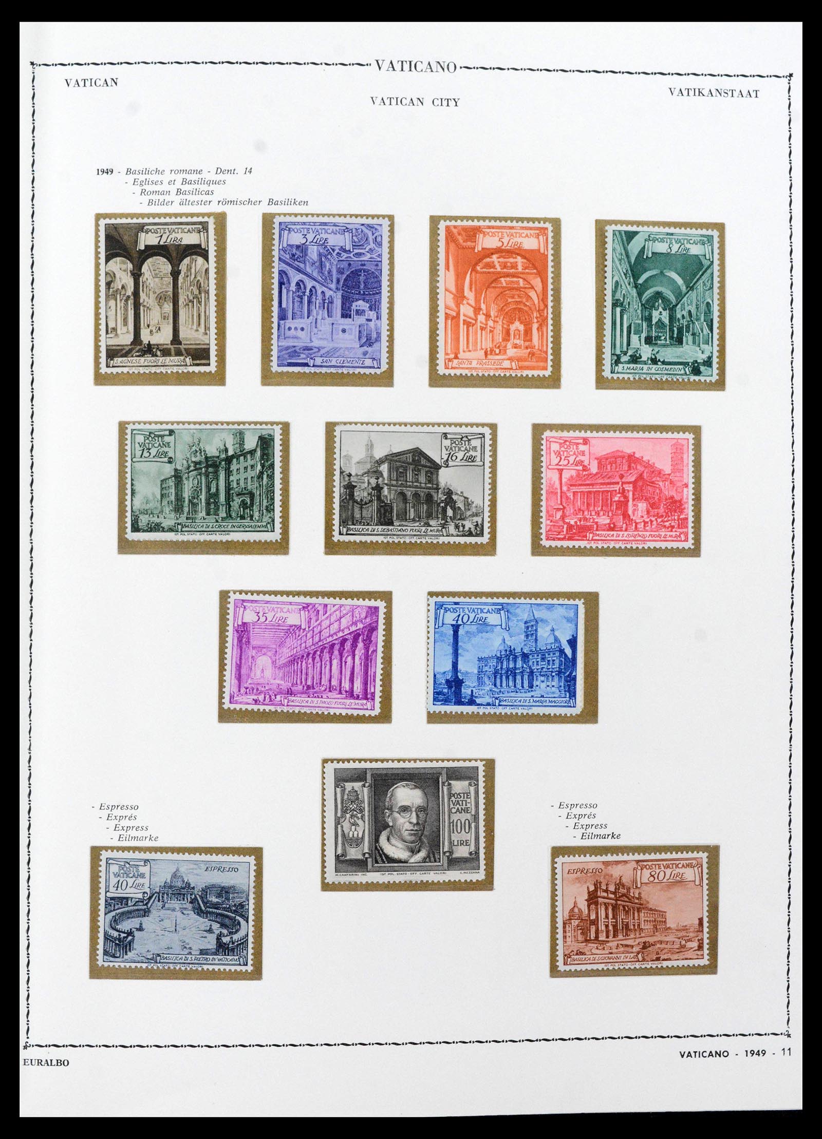 39529 0011 - Stamp collection 39529 Vatican 1929-1972.