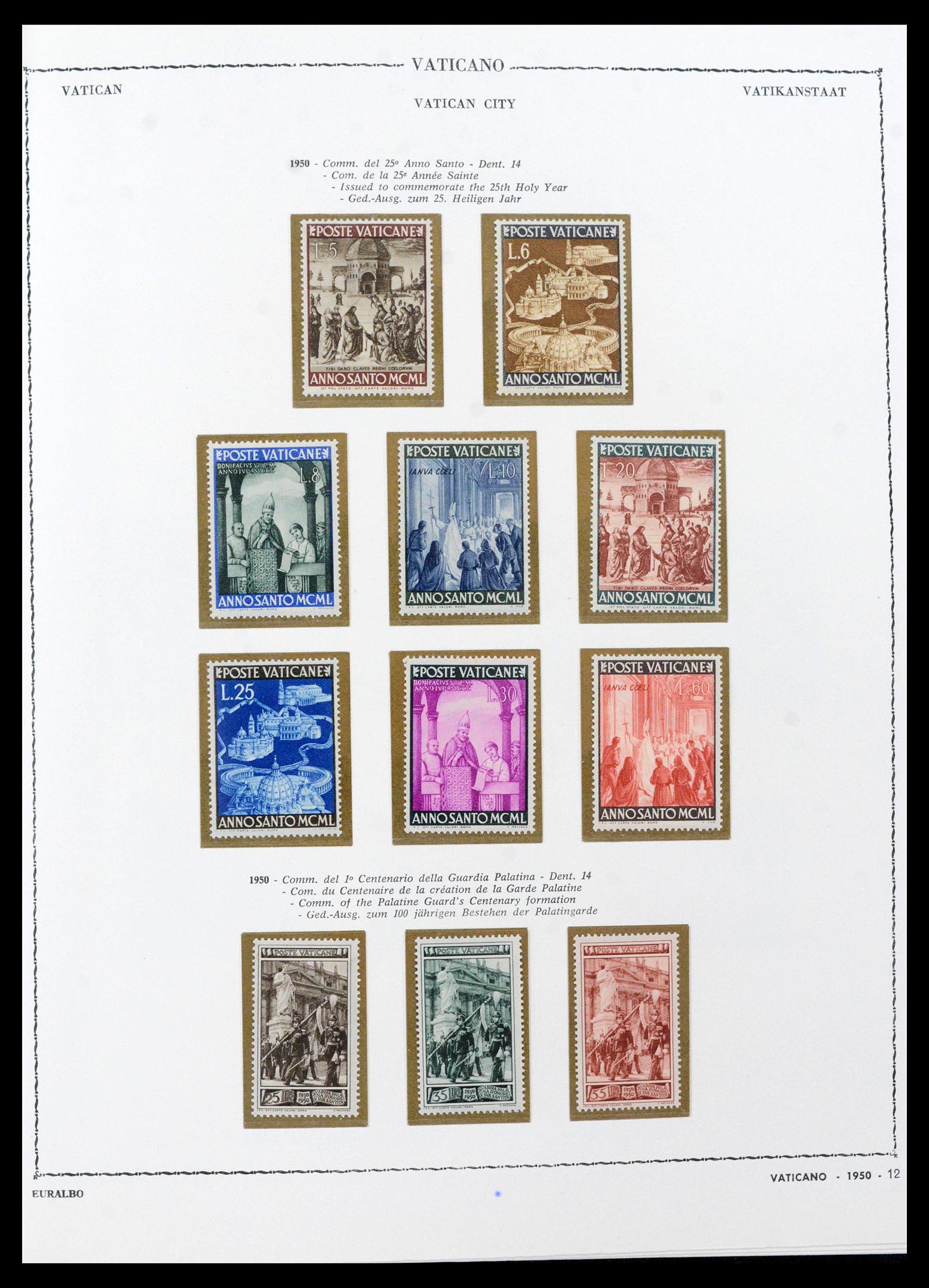 39529 0012 - Stamp collection 39529 Vatican 1929-1972.