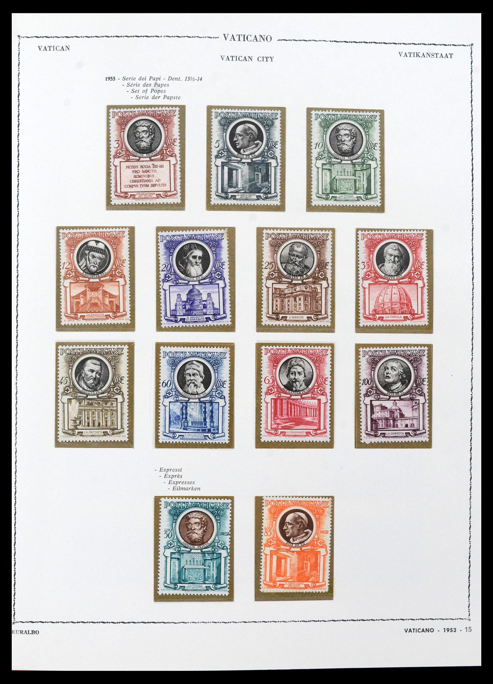 39529 0015 - Stamp collection 39529 Vatican 1929-1972.