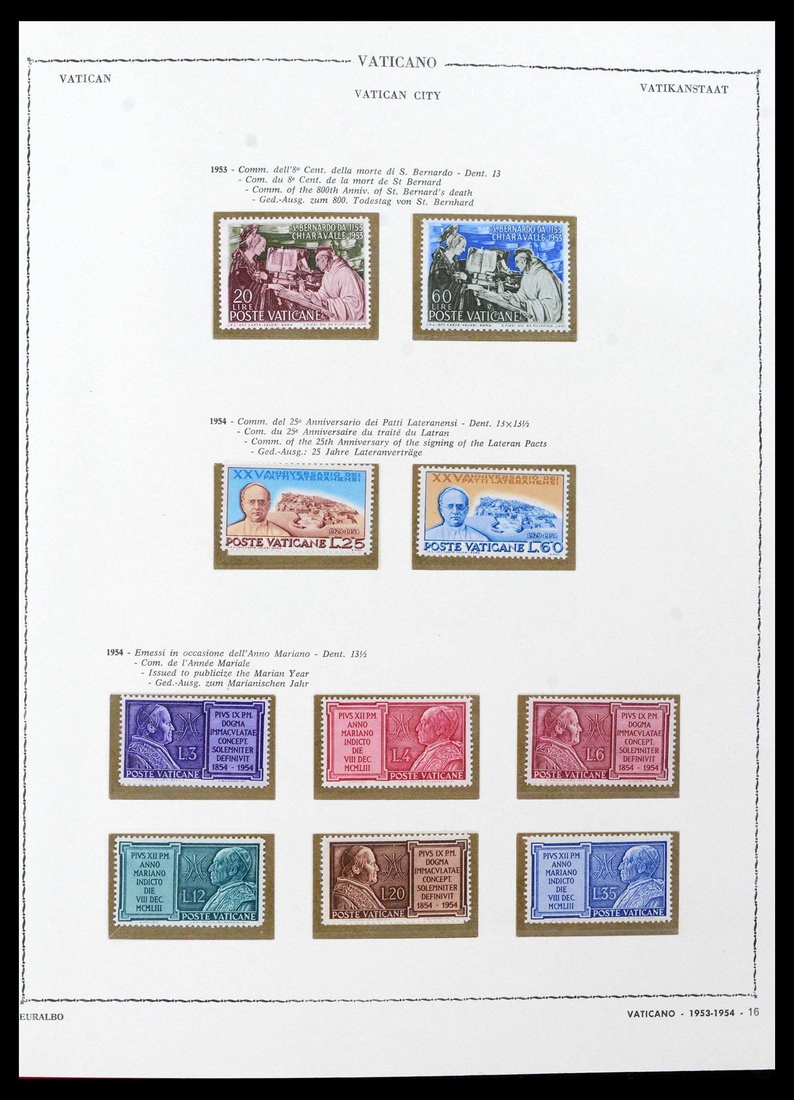 39529 0016 - Stamp collection 39529 Vatican 1929-1972.