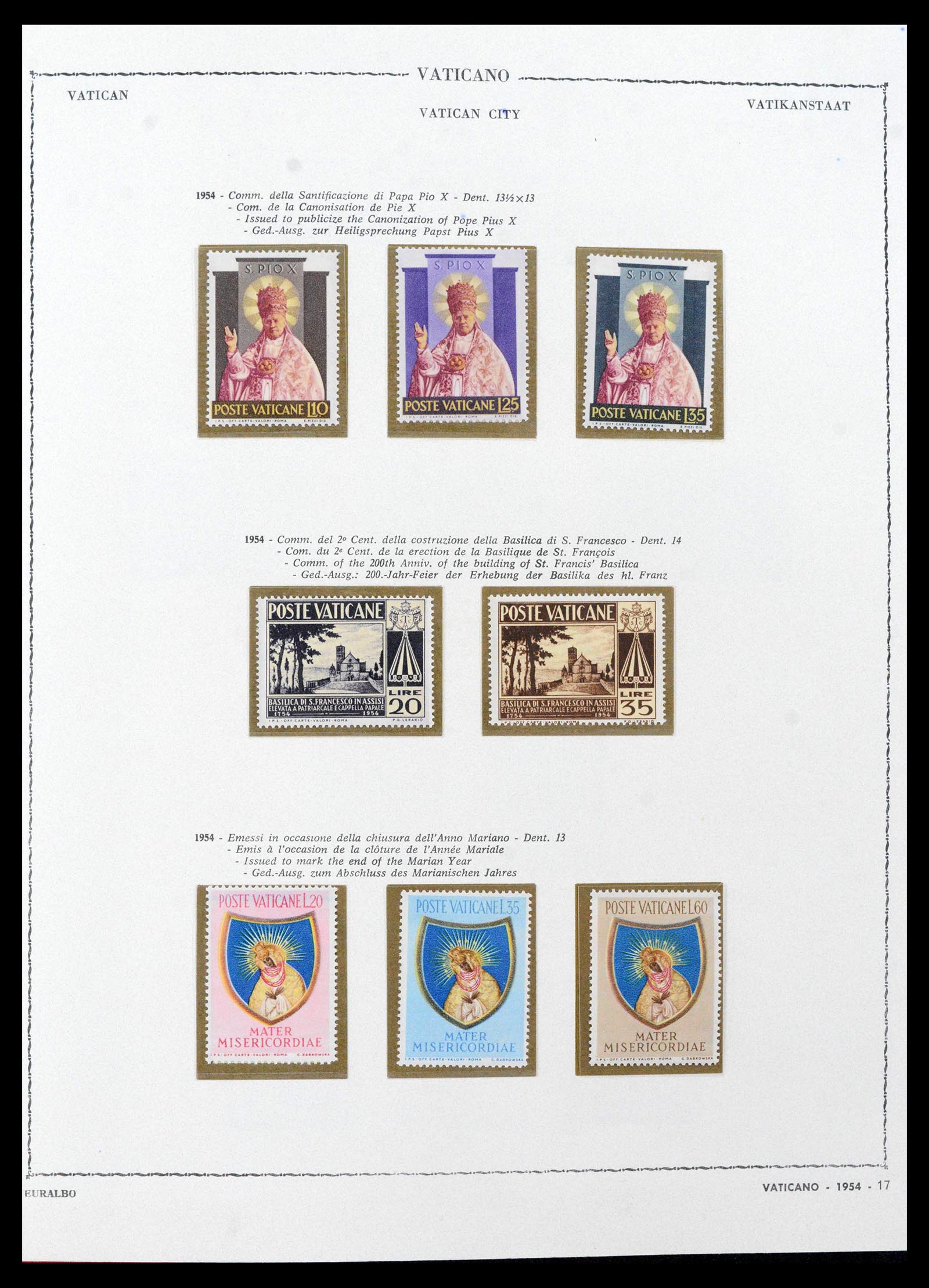 39529 0017 - Stamp collection 39529 Vatican 1929-1972.