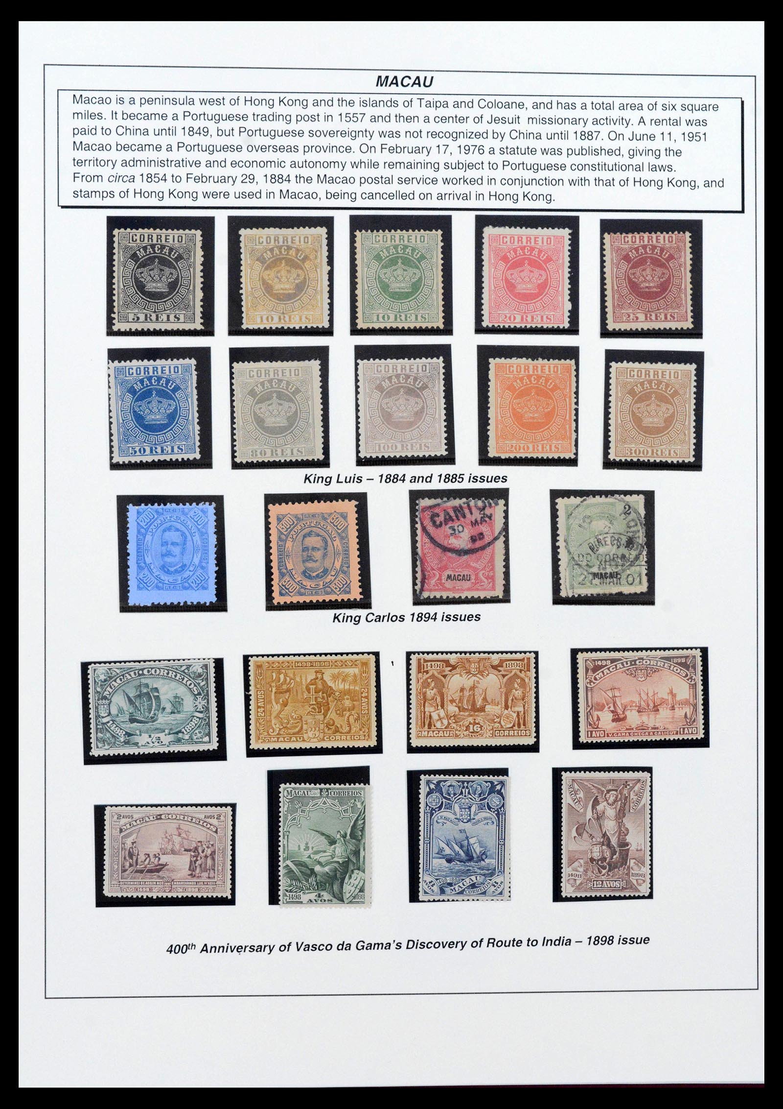 39531 0006 - Stamp collection 39531 Foreign offices in China 1862-1920.