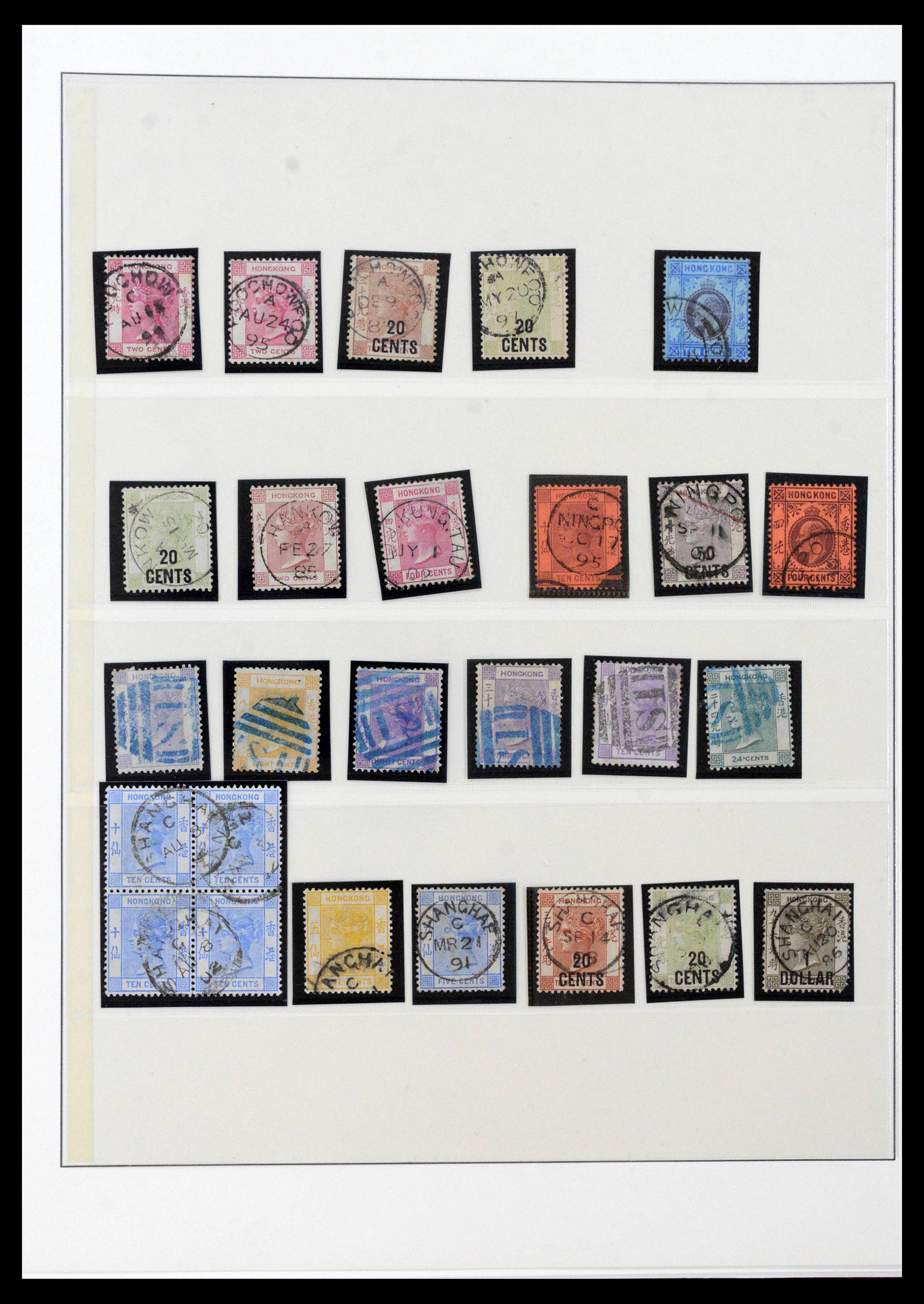 39531 0012 - Stamp collection 39531 Foreign offices in China 1862-1920.