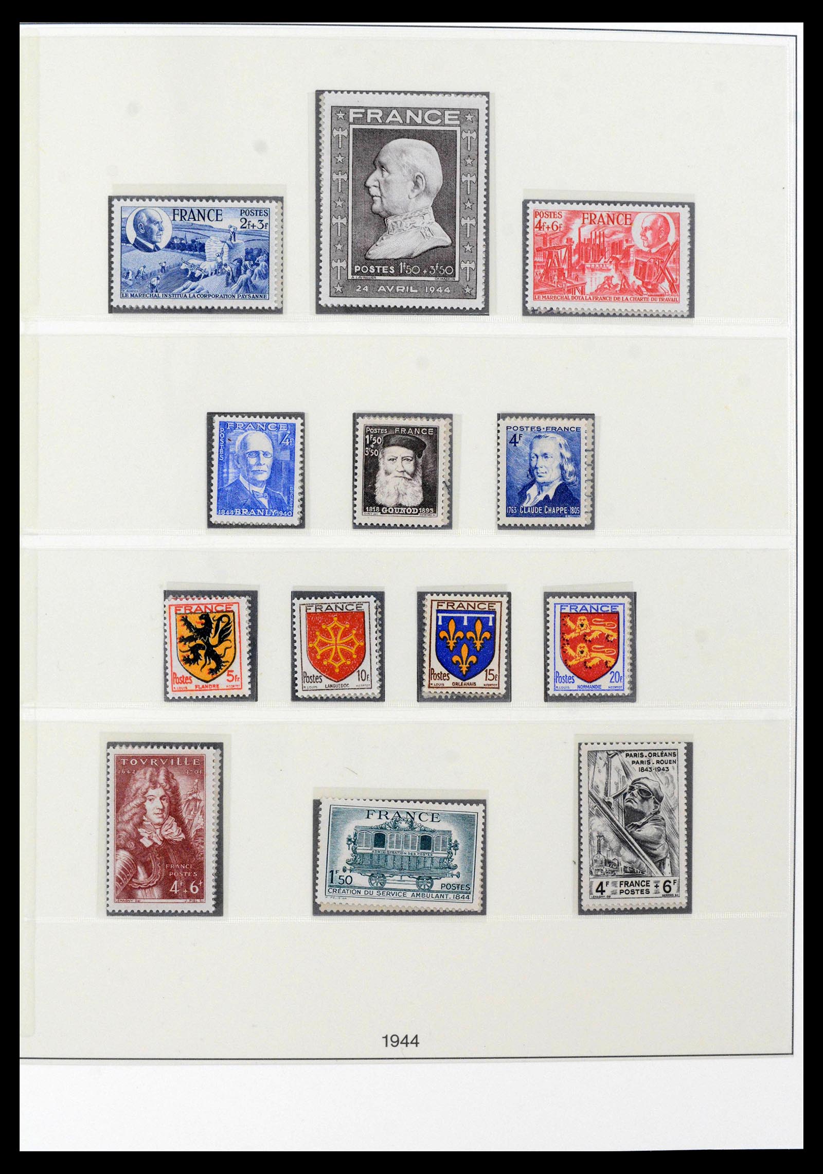 39538 0057 - Postzegelverzameling 39538 Frankrijk 1849-1964.