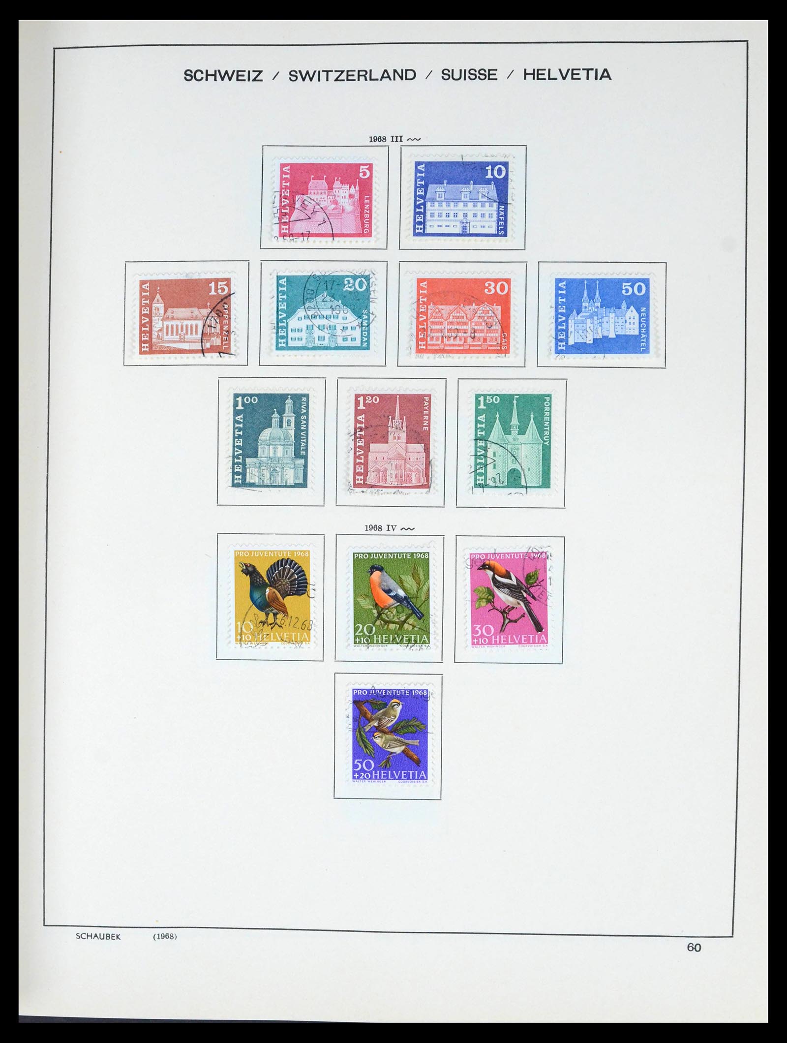 39540 0061 - Stamp collection 39540 Switzerland 1850-1982.